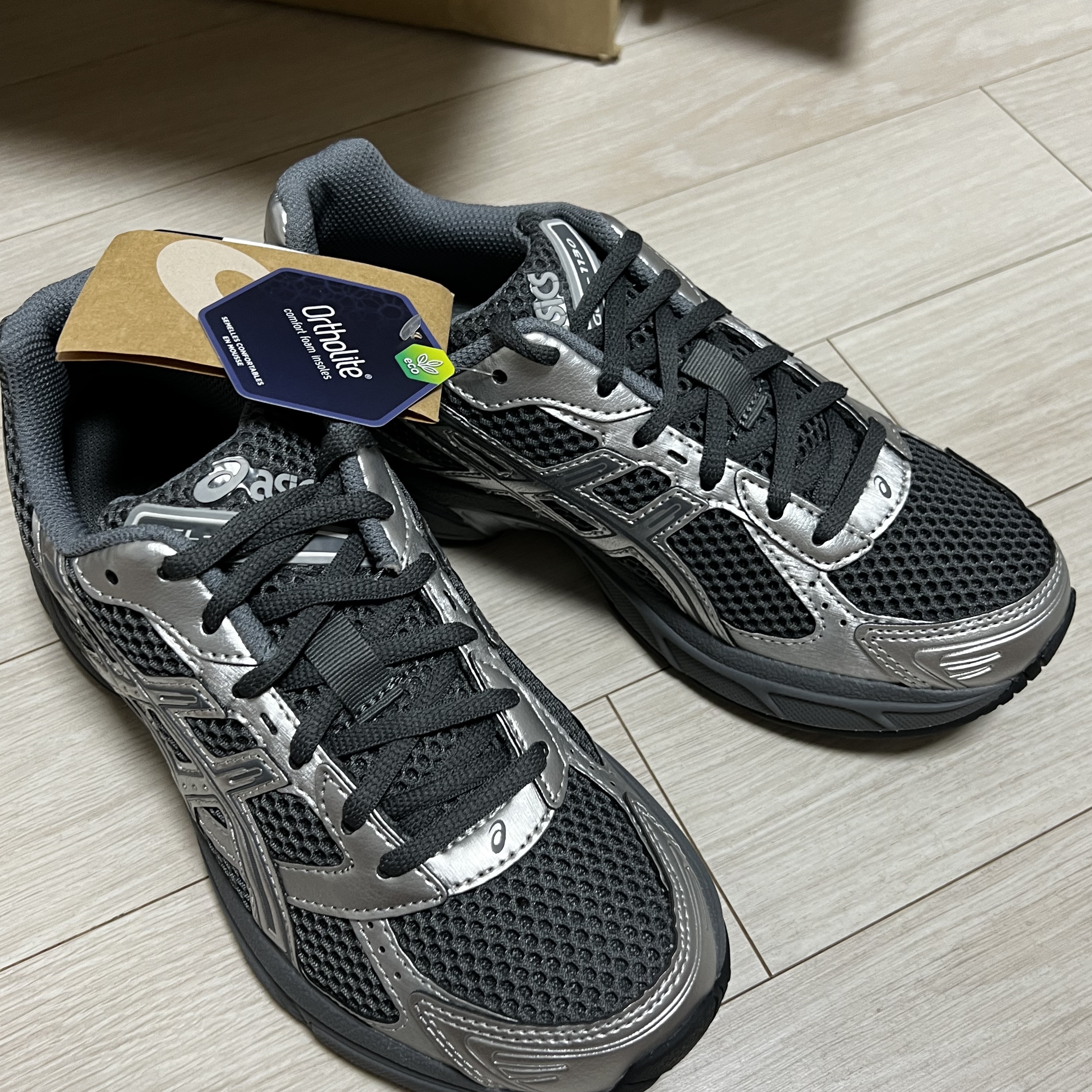 Asics Gel-1130 Steel Grey Pure Silver 착용 스타일 - 1