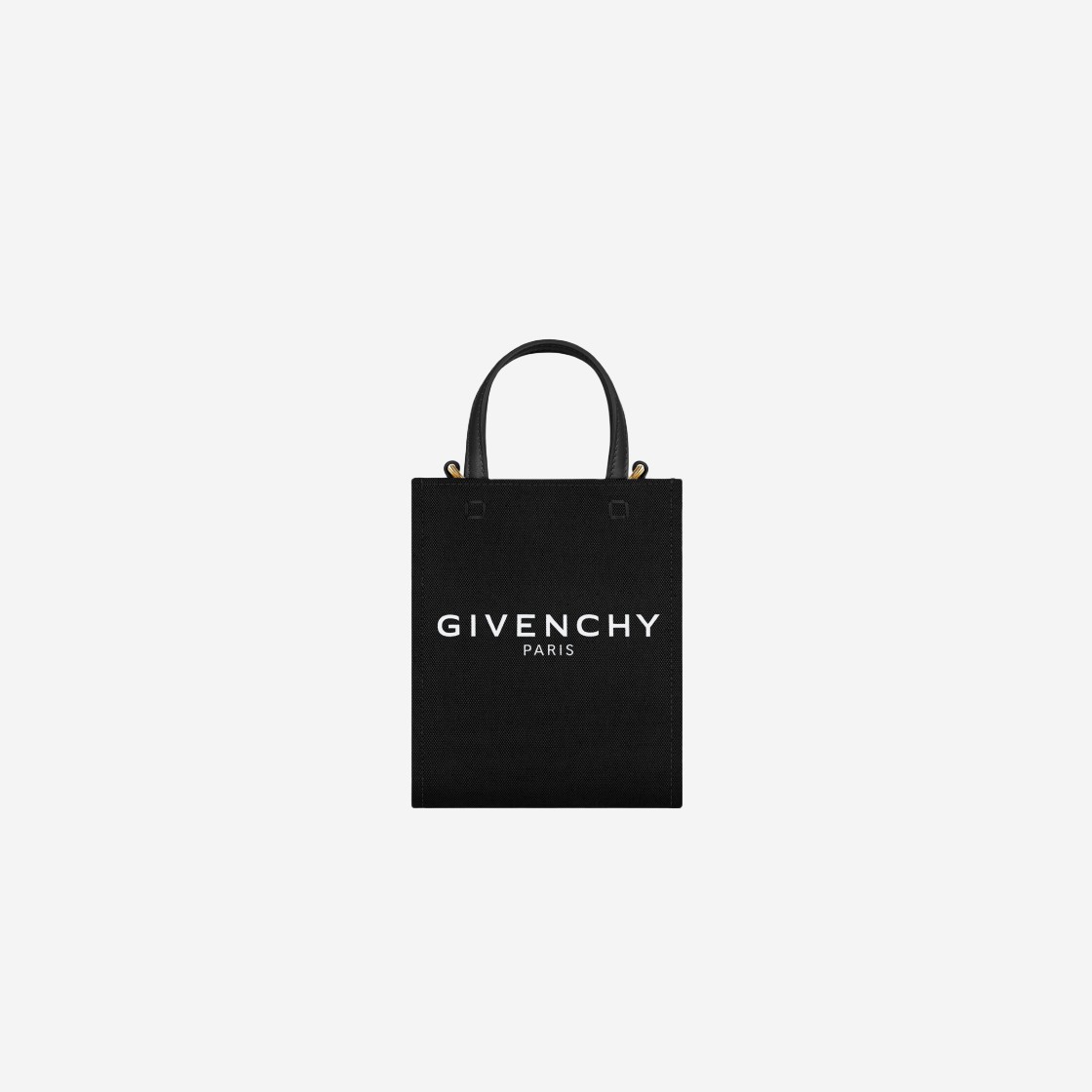 Givenchy Mini G Tote Vertical Shopping Bag in Canvas Black 상세 이미지 2