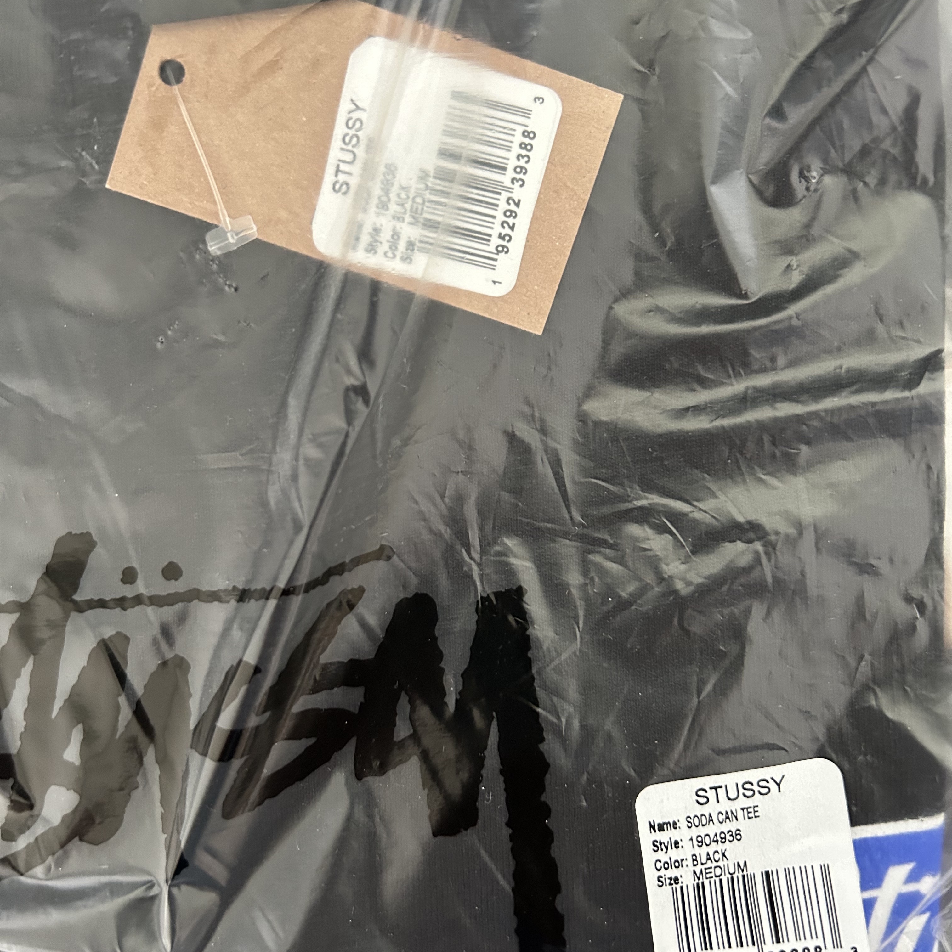 Stussy Soda Can T-Shirt Black 착용 스타일