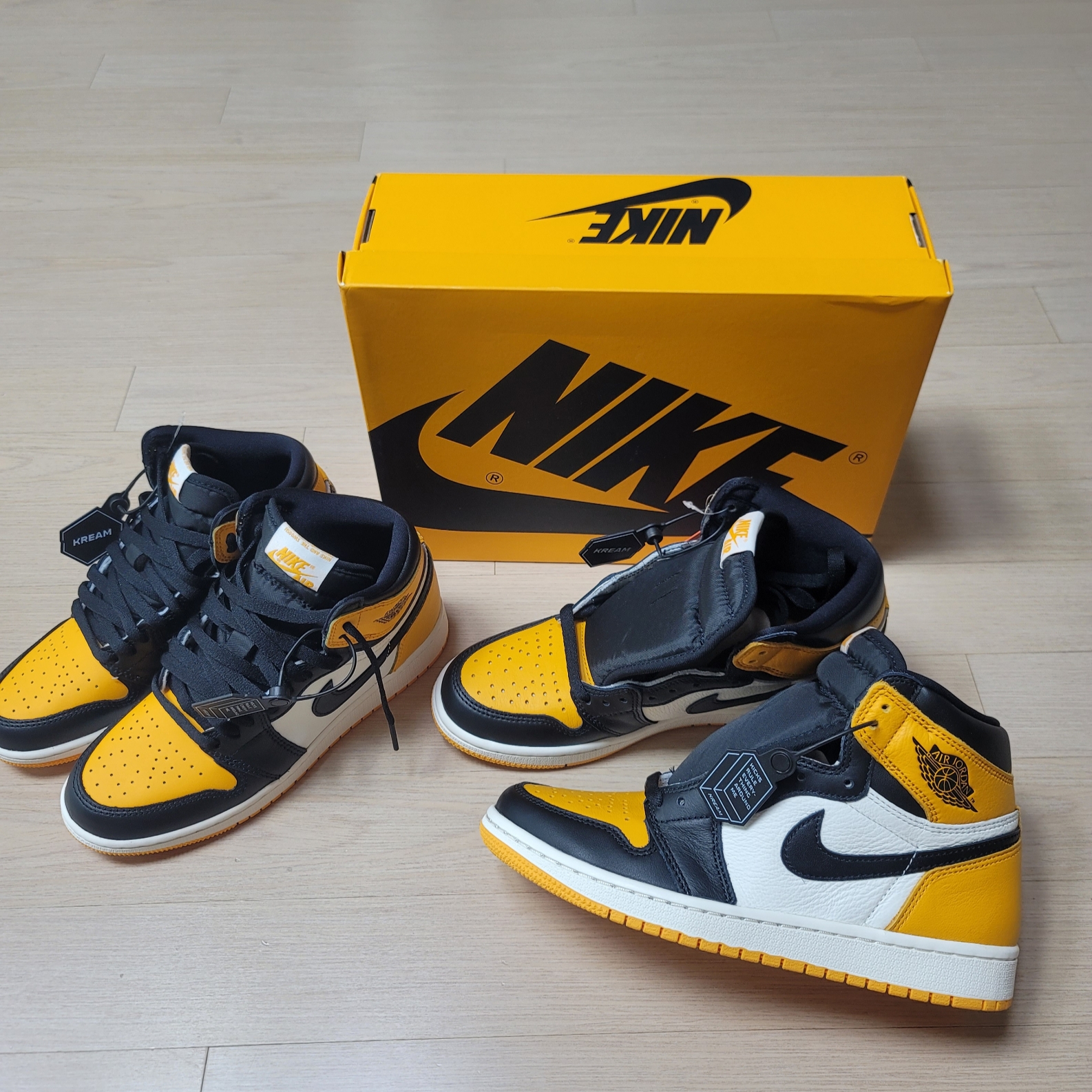 Jordan 1 Retro High OG Taxi 착용 스타일
