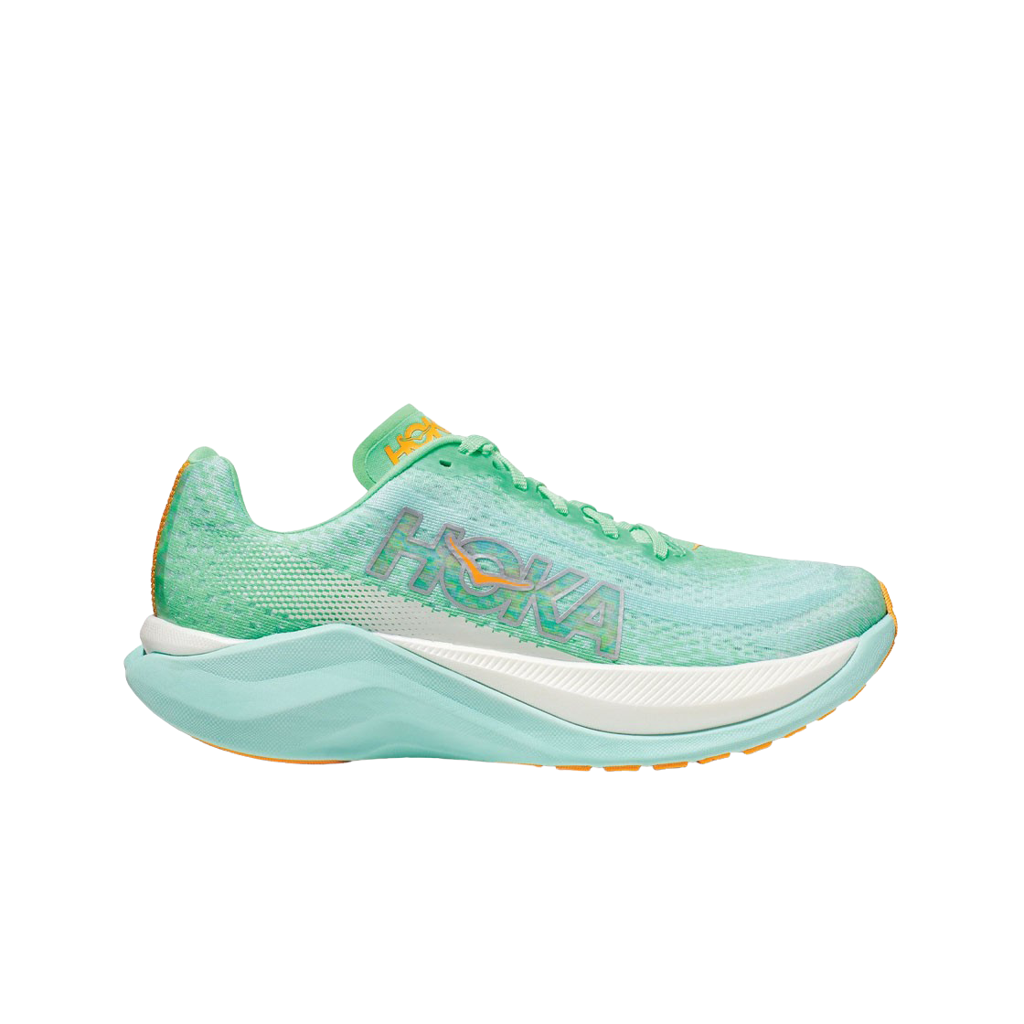 1141451-LGSO (W) Hoka Mach X Lime Glow Sunlit Ocean