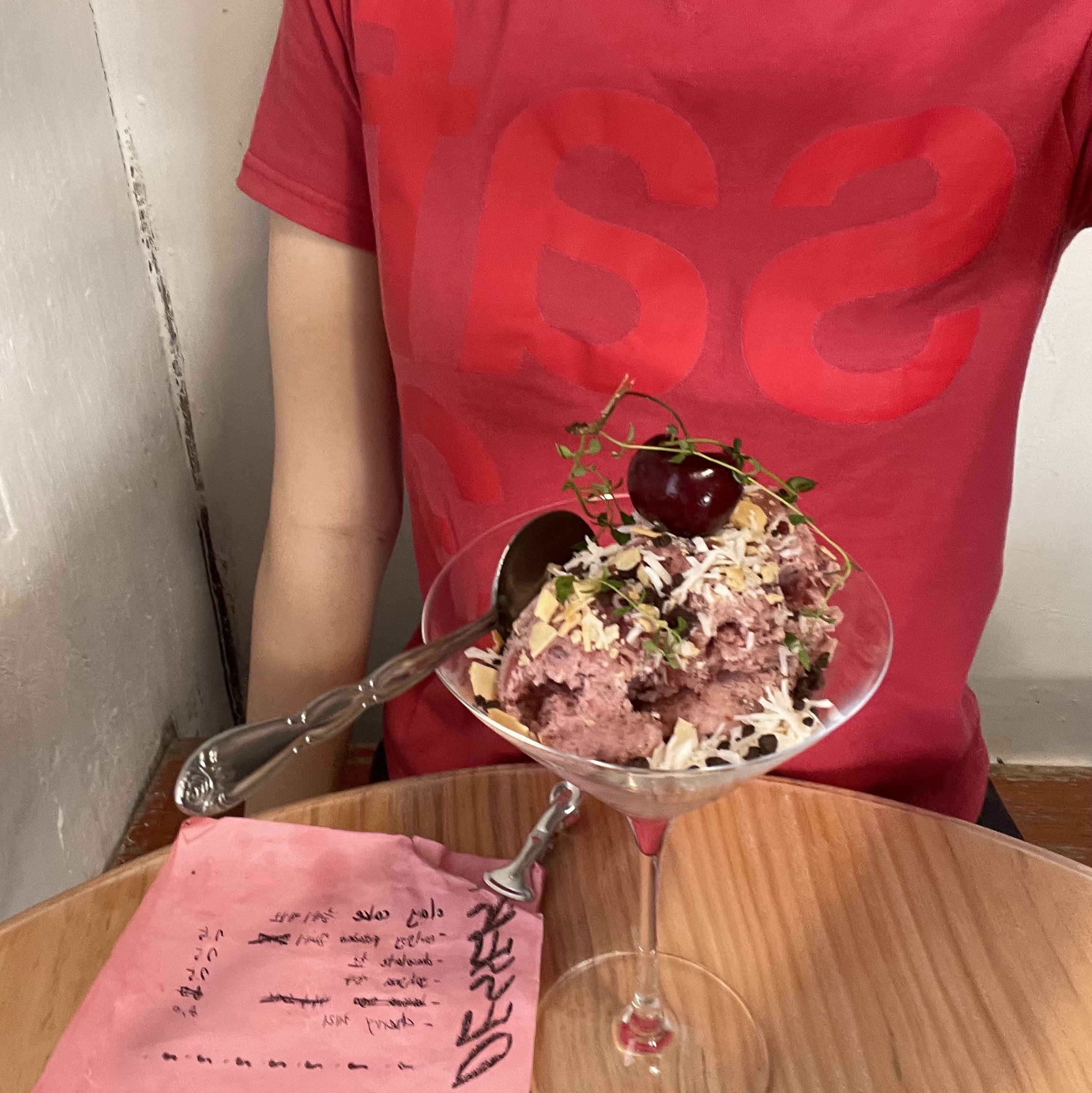 [예약 배송][KREAM 단독] Safarispot 1/2 Basic Safari T-Shirt Red 착용 스타일