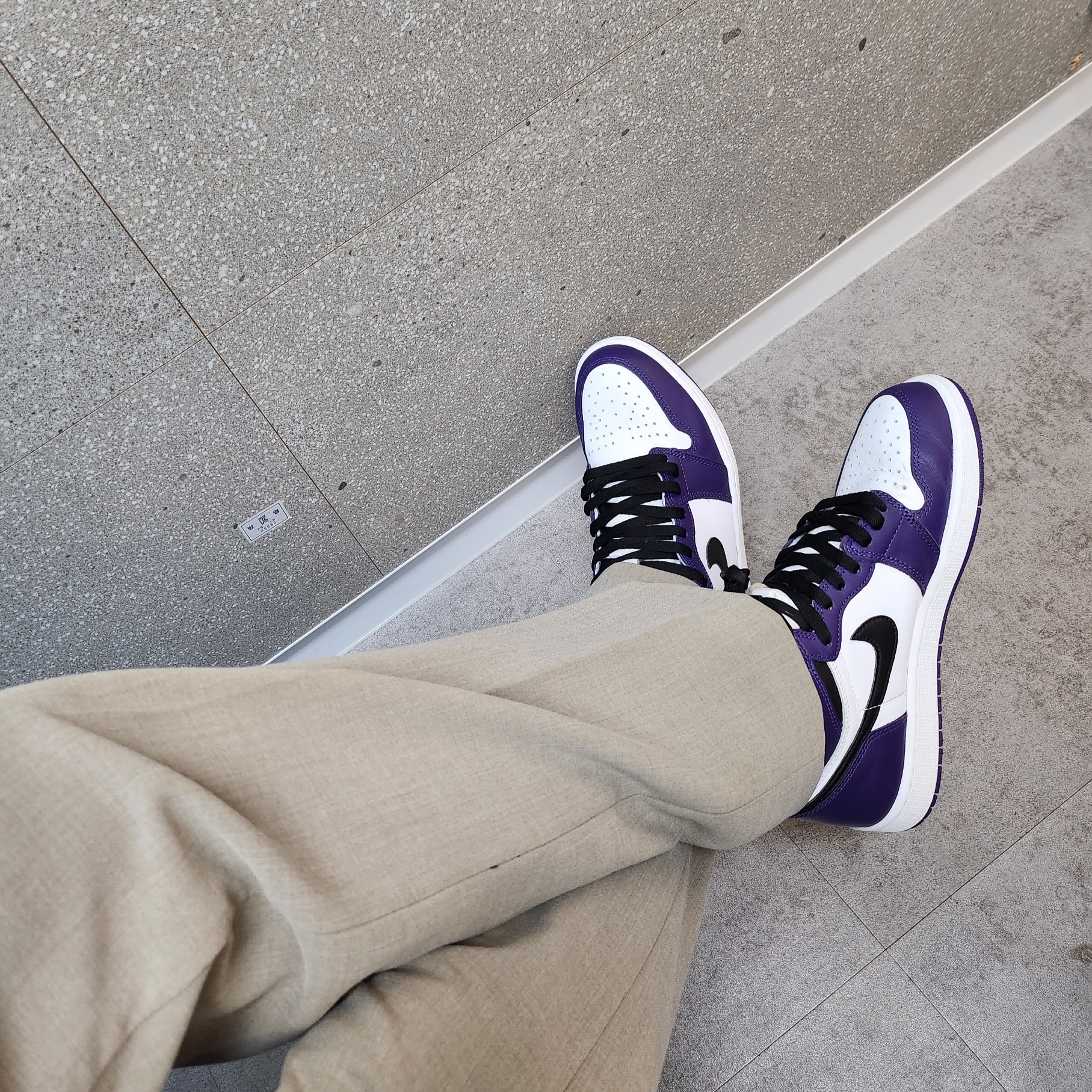 Jordan 1 Retro High OG Court Purple 2020 착용 스타일
