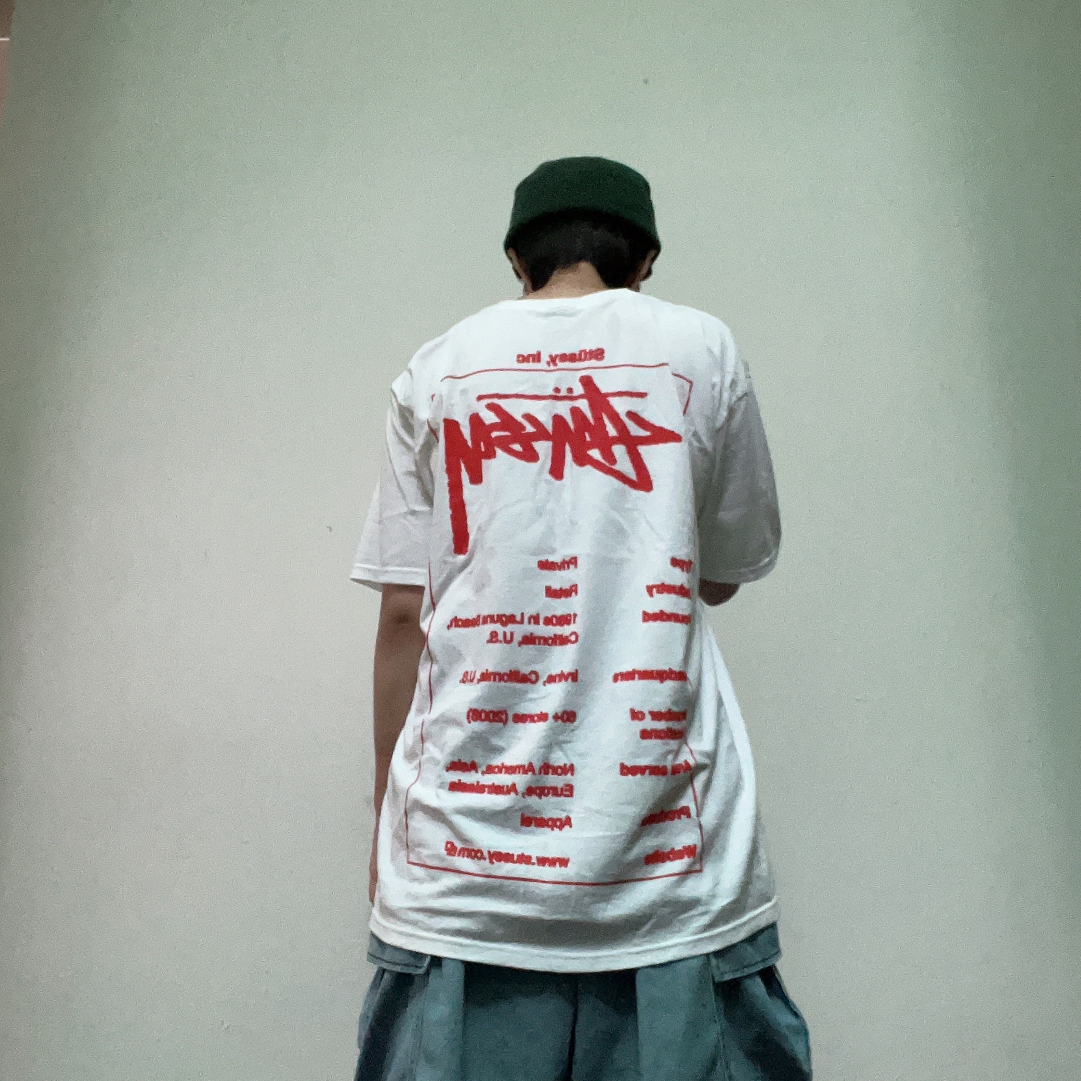 Stussy Wiki T-Shirt White 착용 스타일