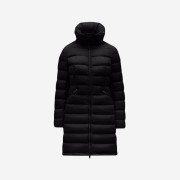 (W) Moncler Flammette Long Down Jacket Black - 23FW