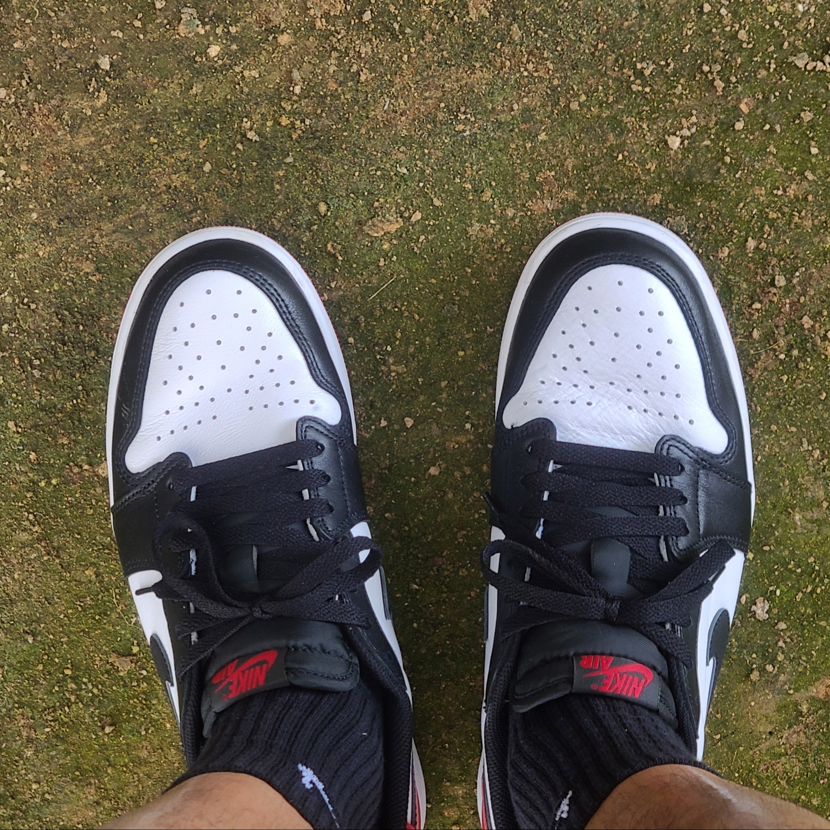 Jordan 1 Retro Low OG Black Toe 착용 스타일