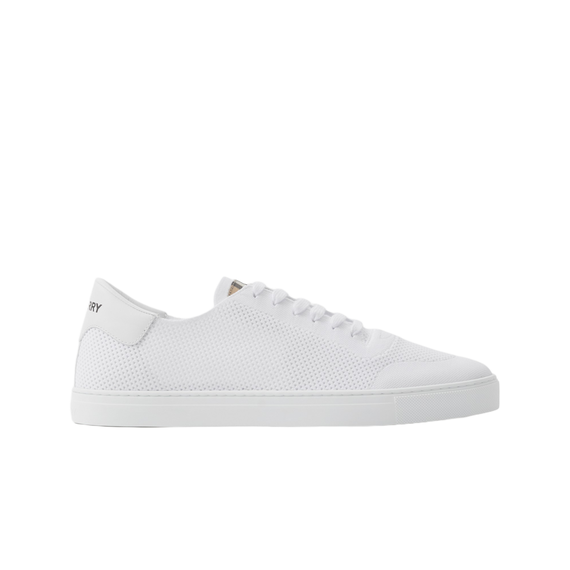 버버리 나일론 레더 앤 코튼 스니커즈 옵틱 화이트(Burberry Nylon Leather and Cotton Sneakers Optic White) - 1