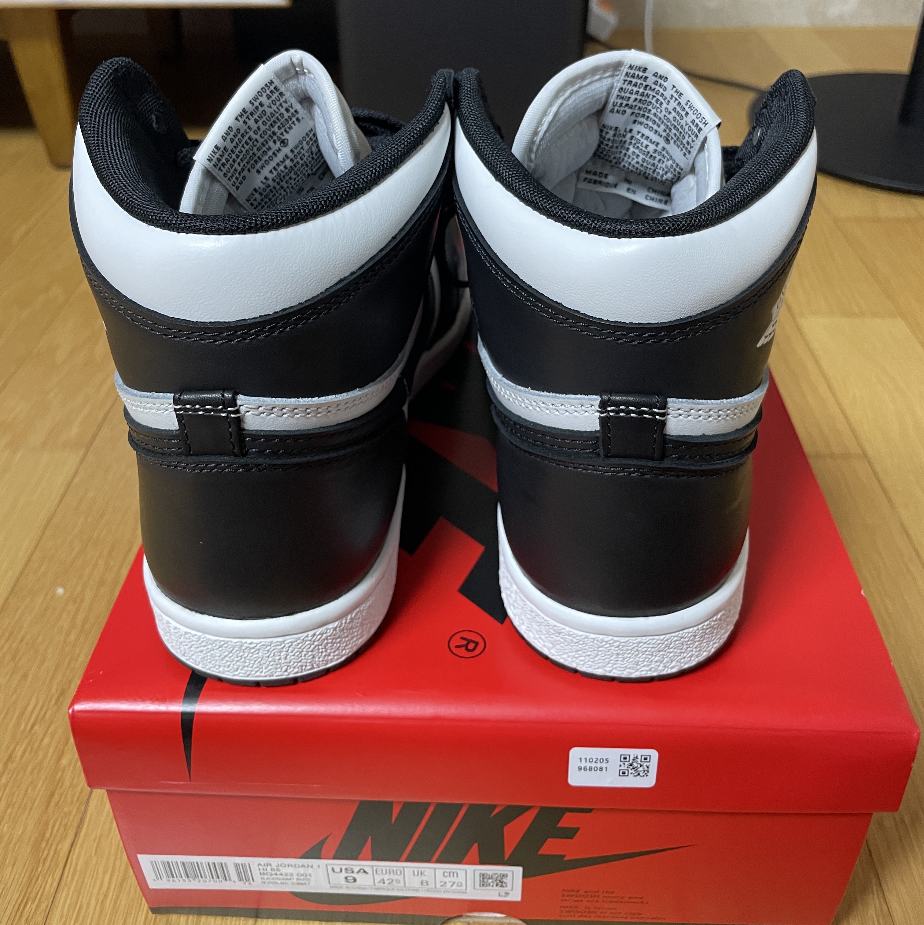 Jordan 1 High 85 Black White 착용 스타일 - 2