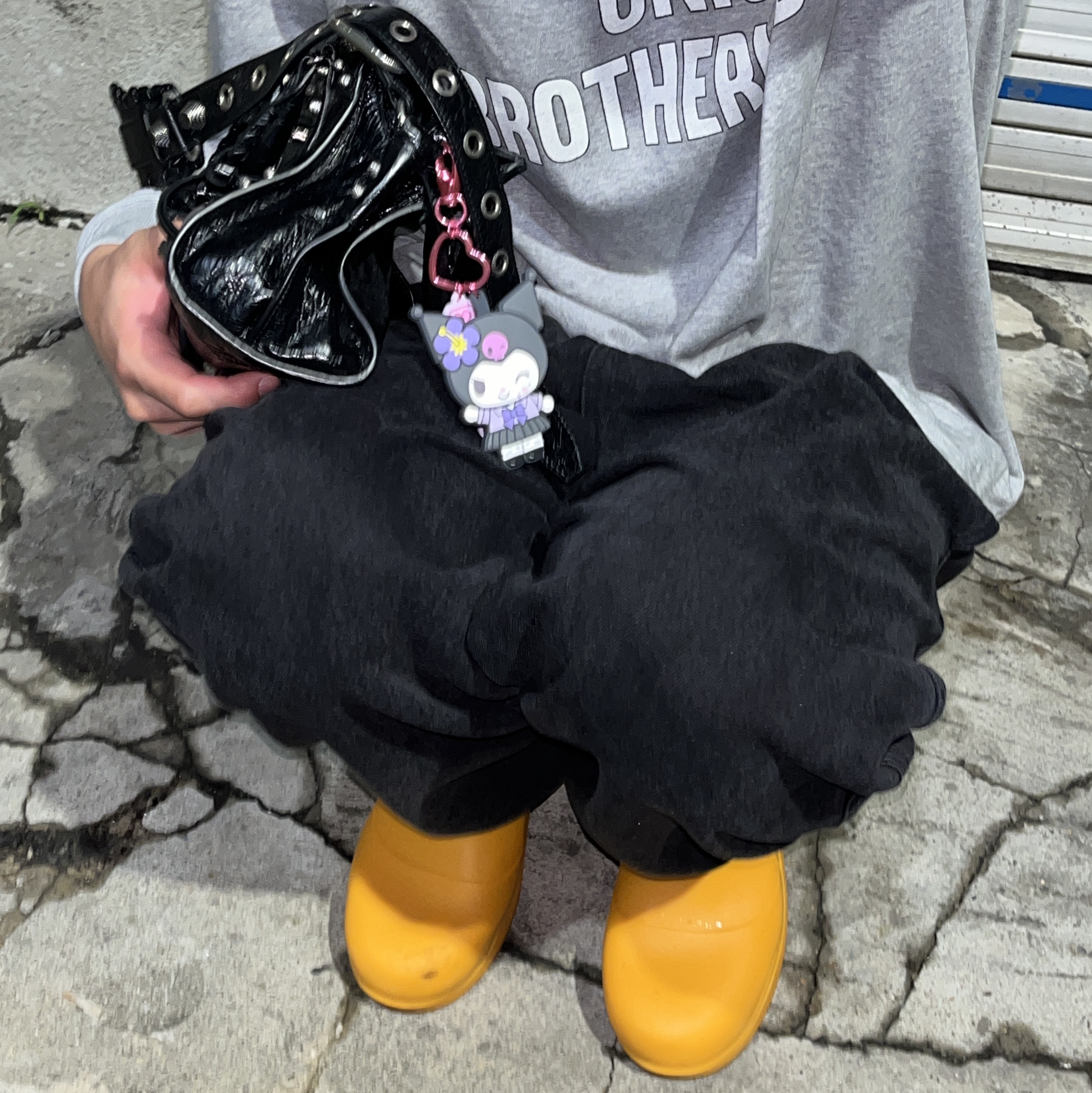 Bottega Veneta Puddle Ankle Boots Tangerine 착용 스타일 - 1