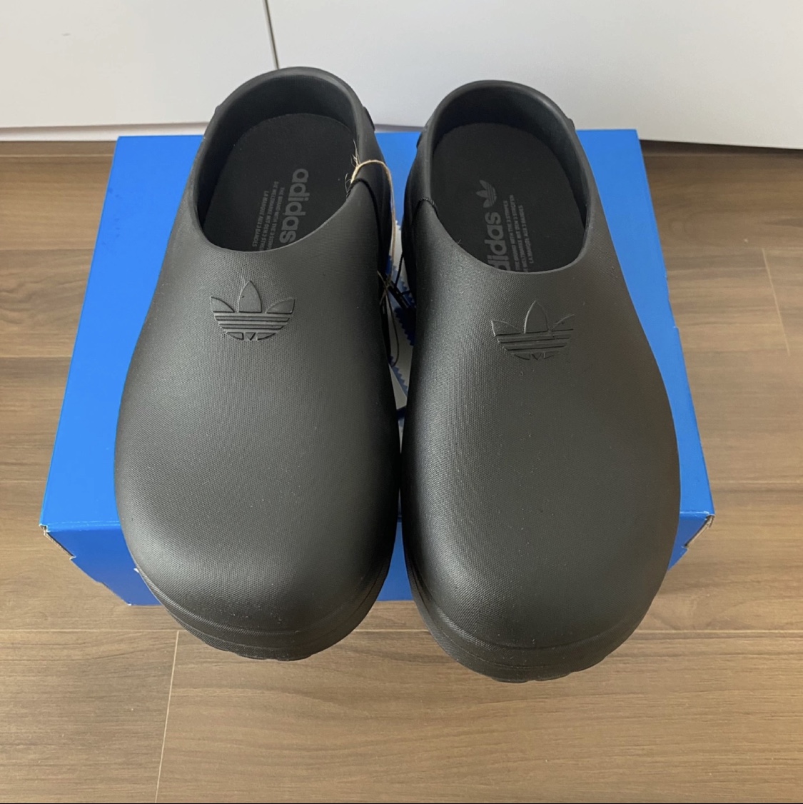 (W) Adidas Adifom Stan Smith Mule Core Black 착용 스타일