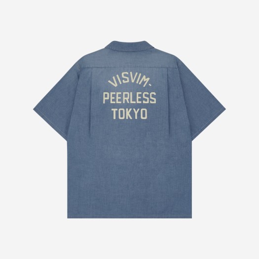 비즈빔 키시 셔츠 숏슬리브 샴브레이 도쿄 인디고