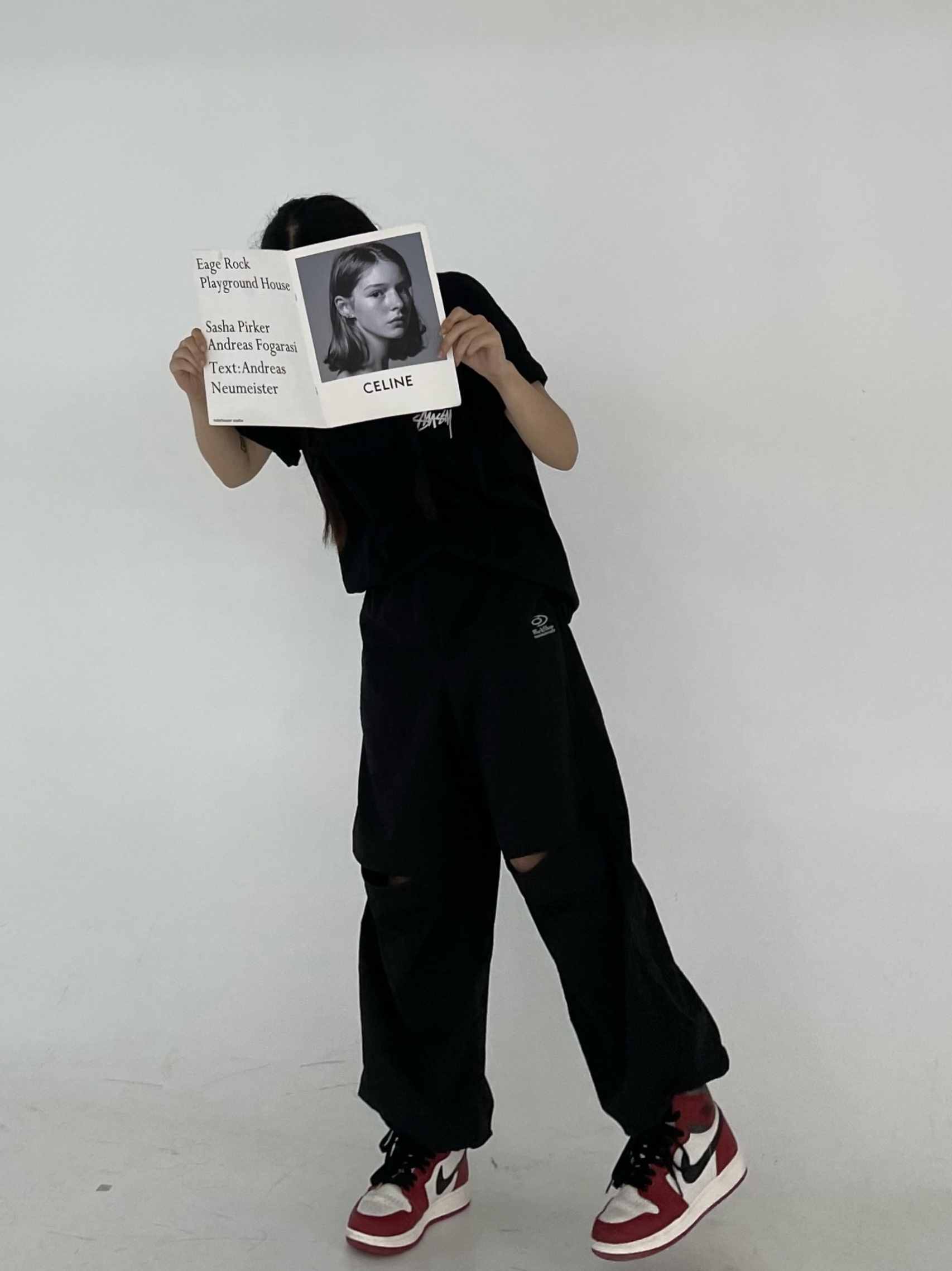 Stussy Suits T-Shirt Black, (GS) Jordan 1 Retro High OG Chicago 2022 착용 스타일 - 2