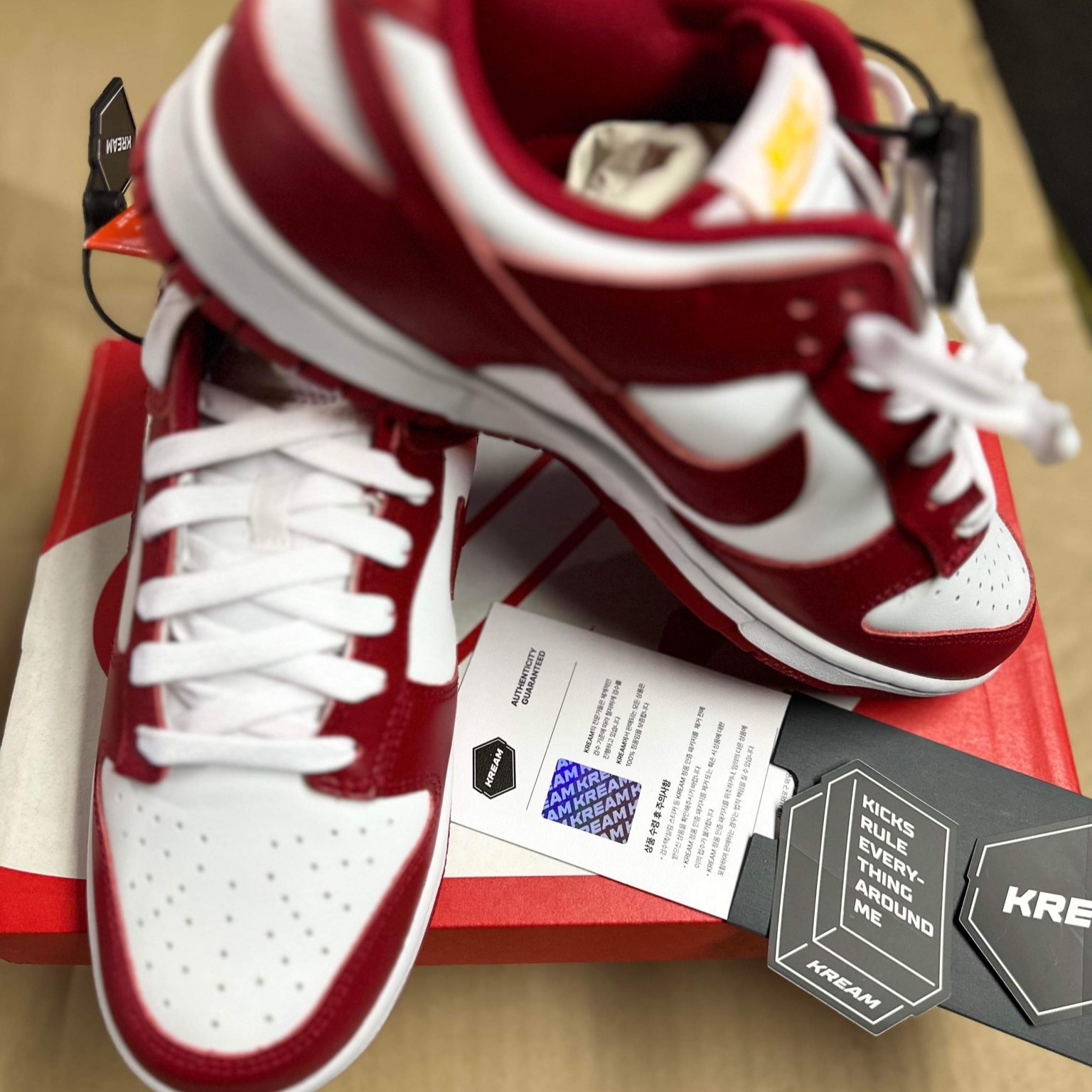 Nike Dunk Low Retro Gym Red 착용 스타일 - 2