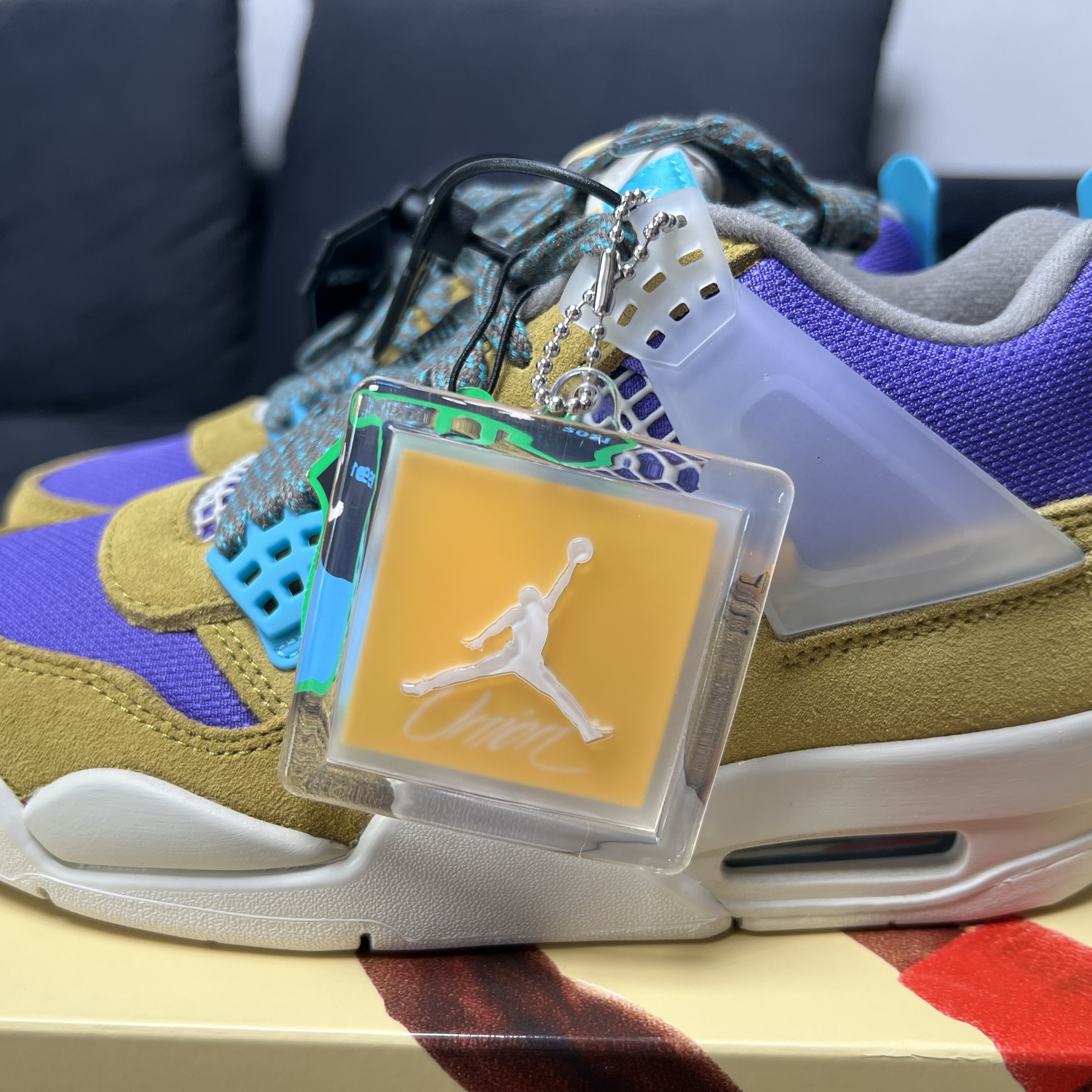 Jordan 4 x Union Retro SP Desert Moss 착용 스타일 - 2
