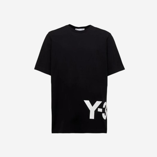 Y-3 라지 로고 M CH1 SS 티셔츠 블랙