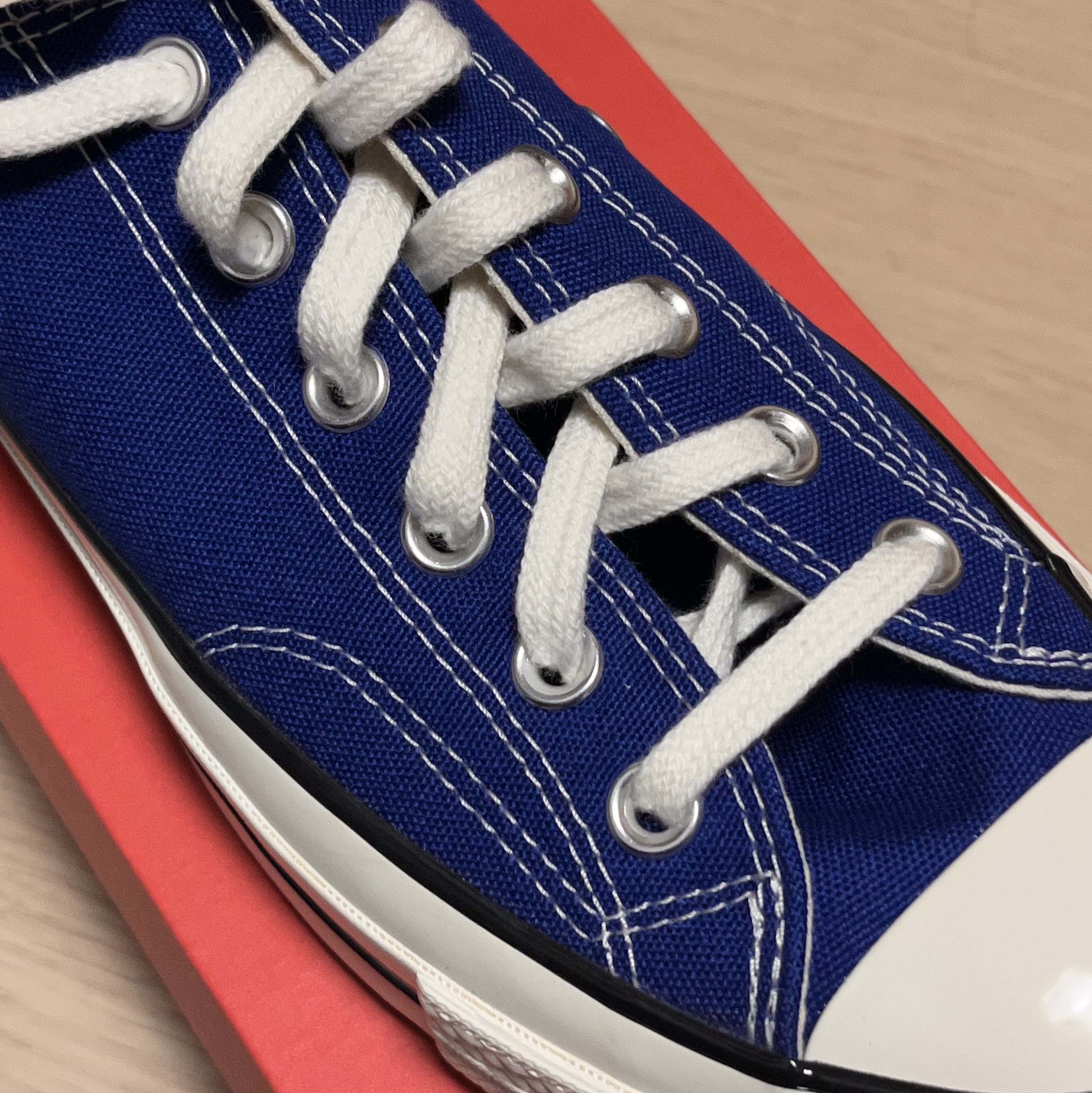 Converse Chuck 70 Ox Vintage Canvas Rush Blue 착용 스타일