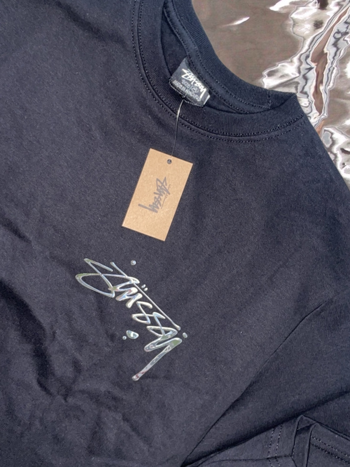 Stussy Mercury T-Shirt Black 착용 스타일 - 2