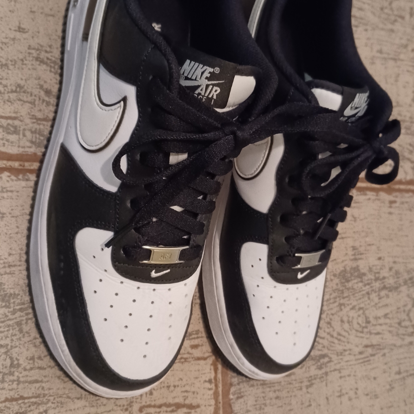 Nike Air Force 1 '07 Black White 착용 스타일