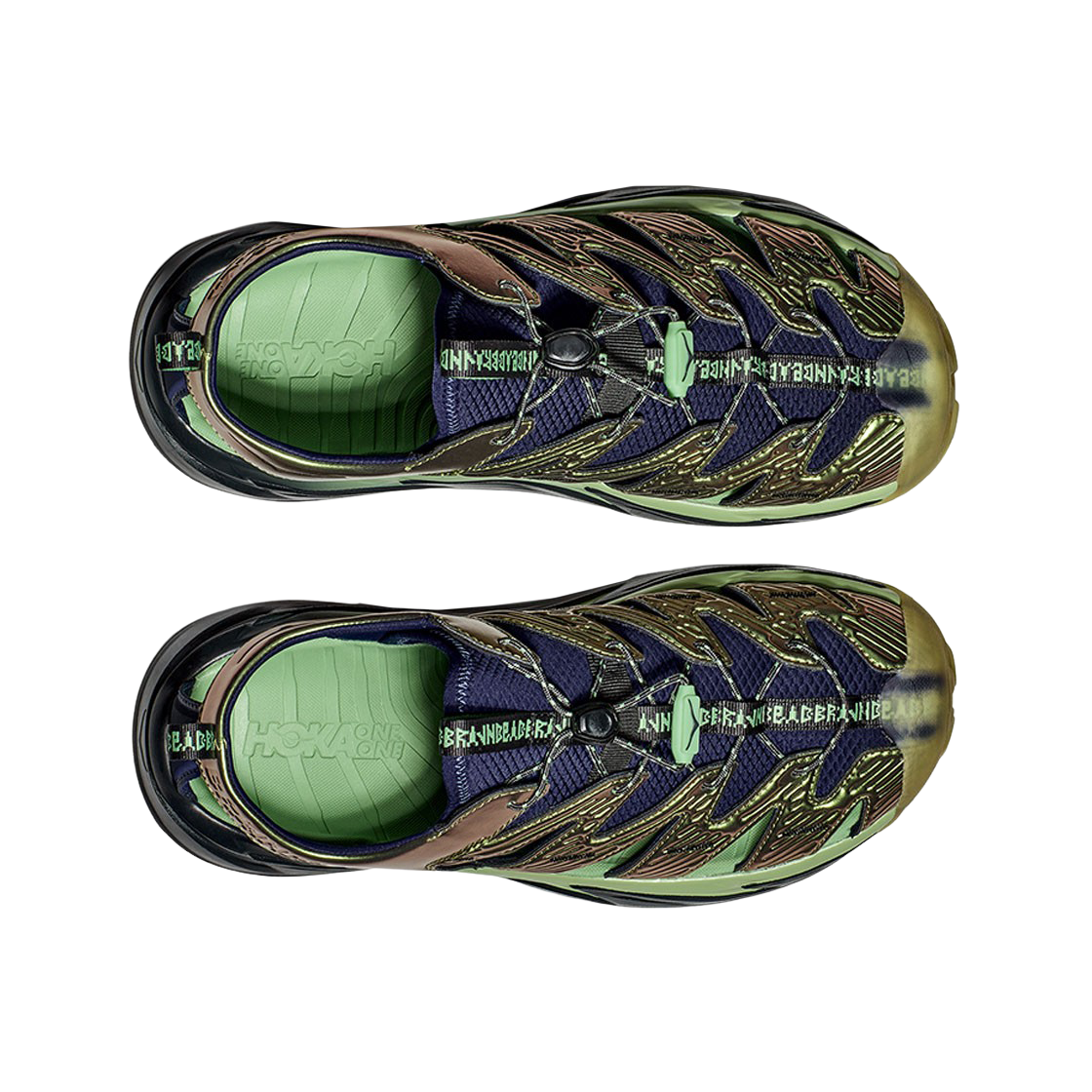 호카 x 브레인 데드 호파라 피 포드 그린(Hoka x Brain Dead Hopara Pea Pod Green) - 2