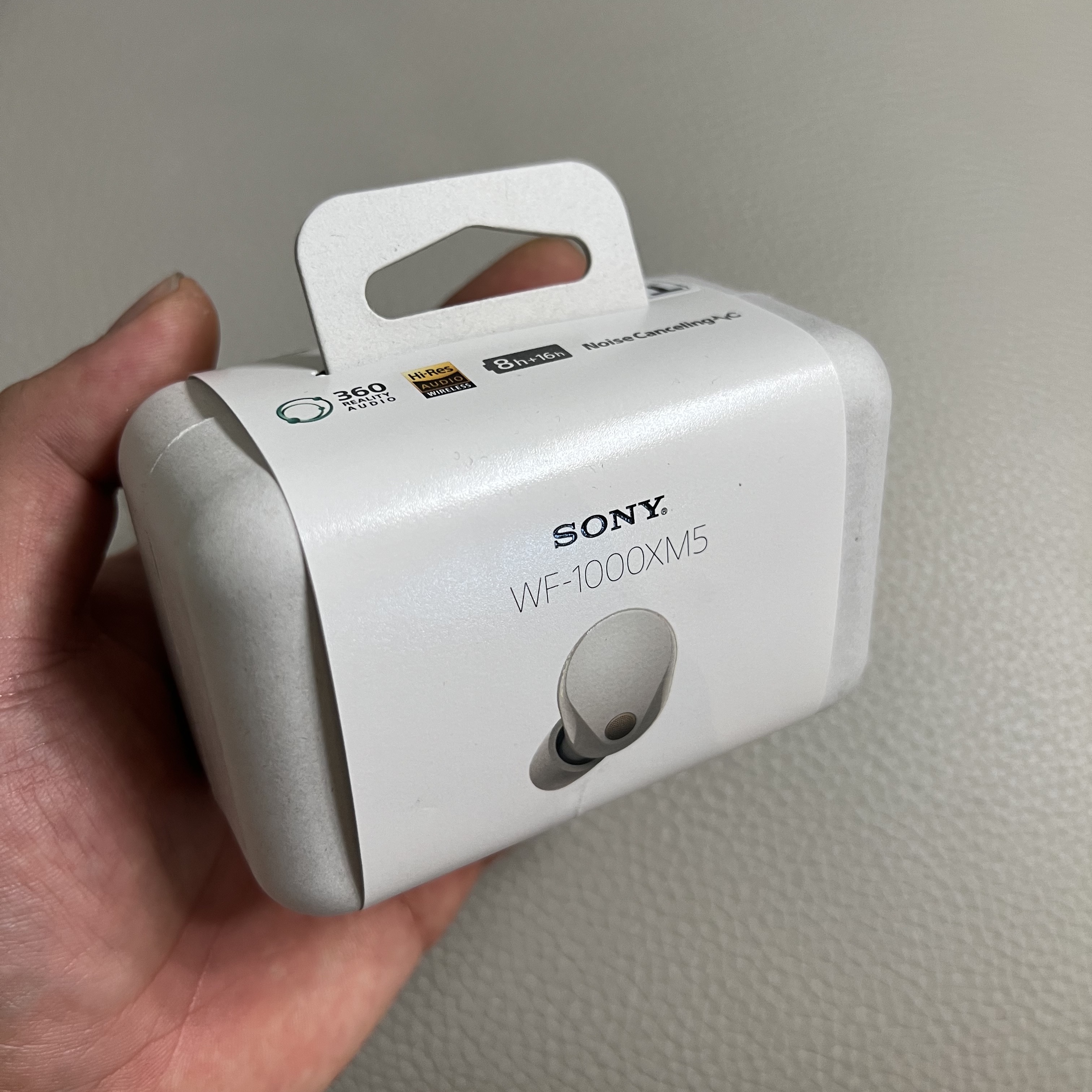 [사은품 증정] Sony WF-1000XM5 Platinum Silver (Sony Korea Ver.) 착용 스타일 - 2