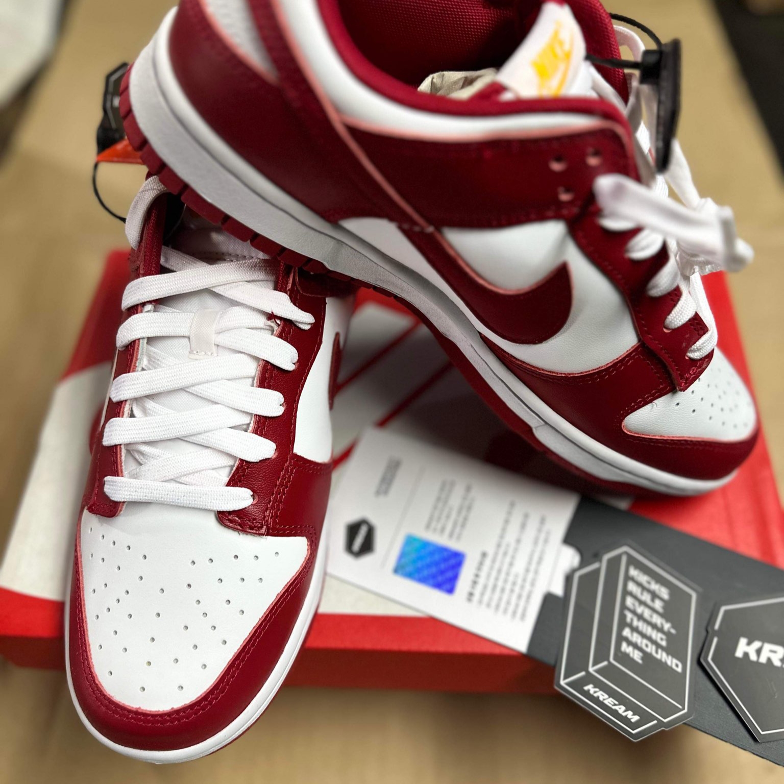 Nike Dunk Low Retro Gym Red 착용 스타일 - 1