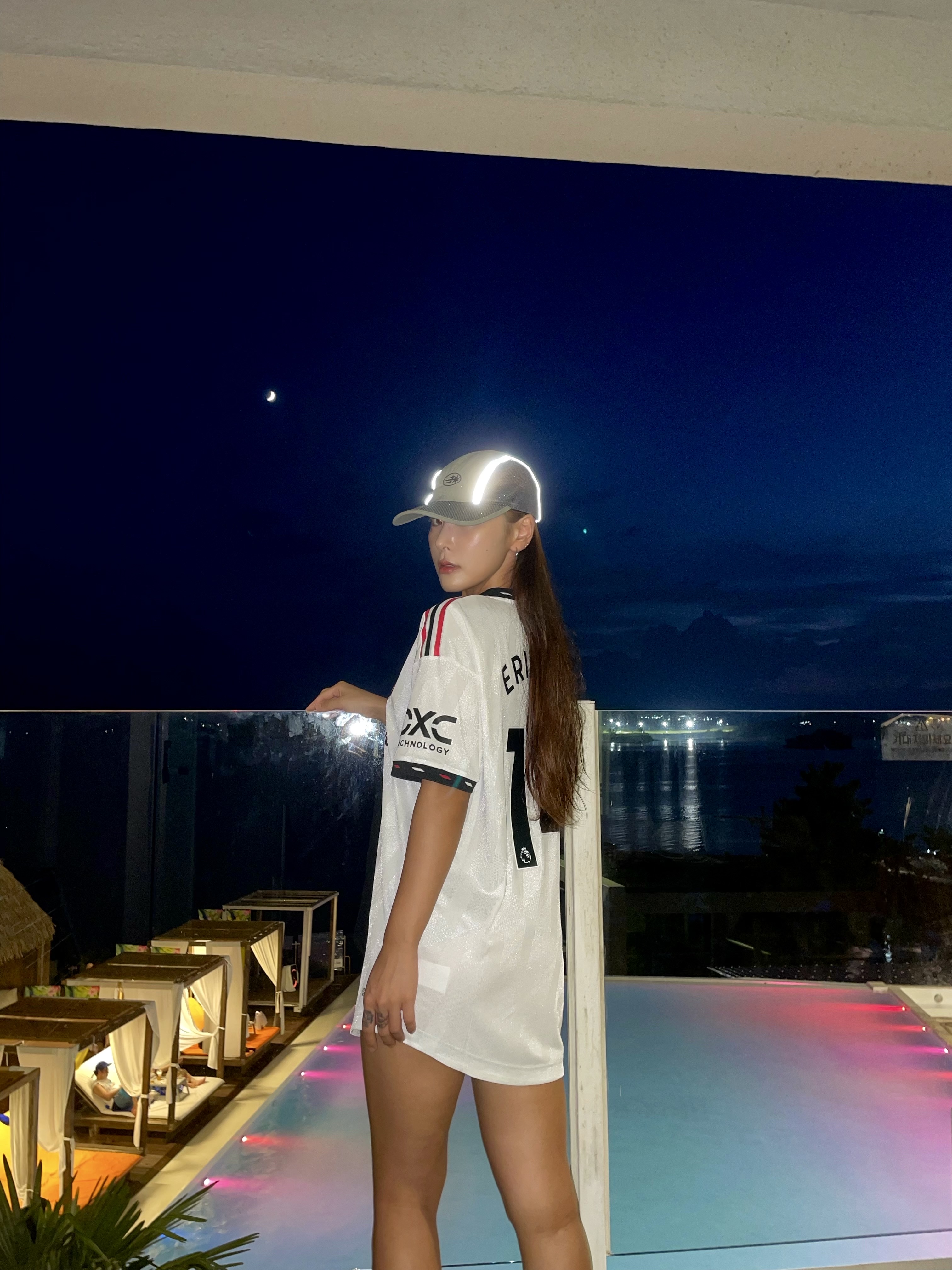 Adidas Manchester United 2022/23 Away Jersey White - KR Sizing (Non Marking Ver.) 착용 스타일 - 4