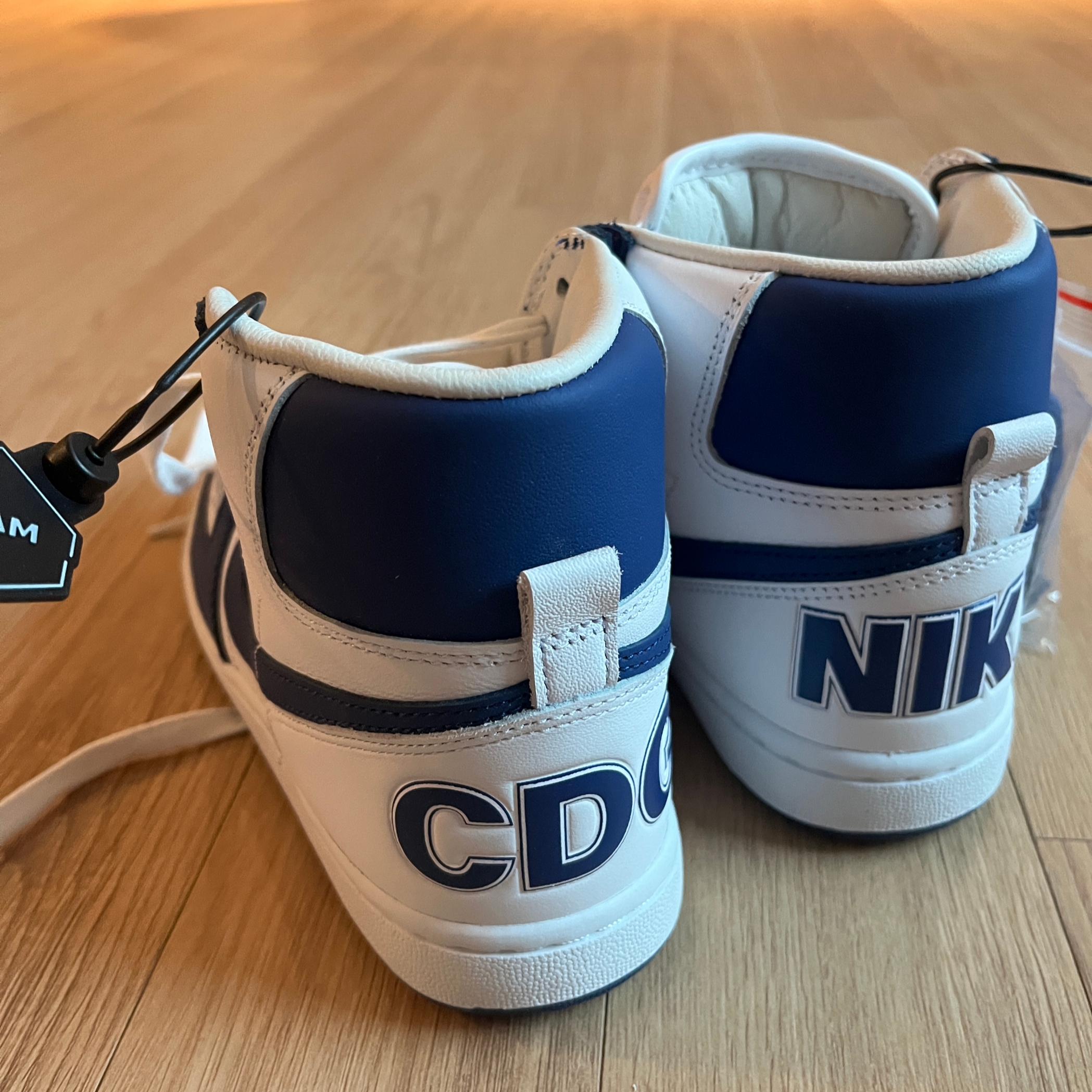 Nike x Comme des Garcons Homme Plus Terminator High Navy 착용 스타일 - 4