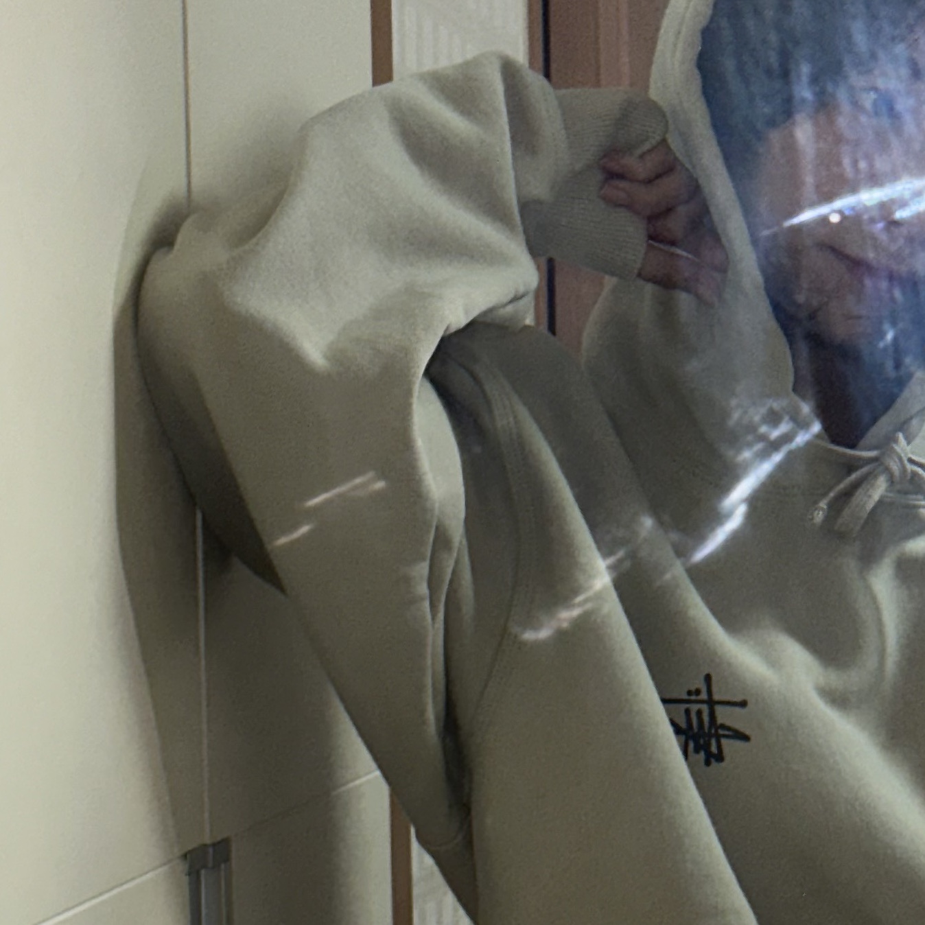Stussy Basic Stussy Pigment Dyed Hoodie Artichoke 착용 스타일 - 4