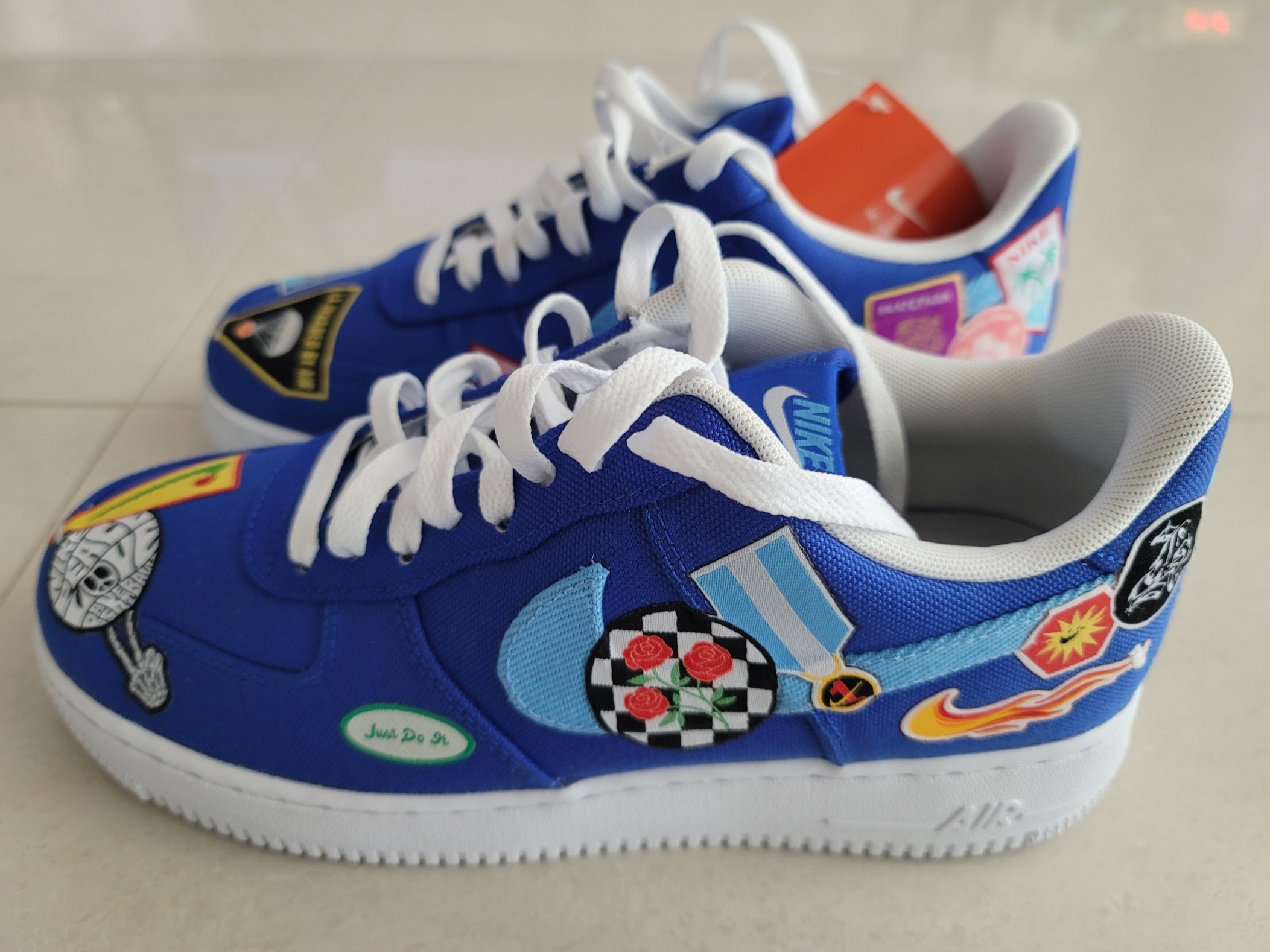Nike Air Force 1 '07 PRM Patched Up 착용 스타일