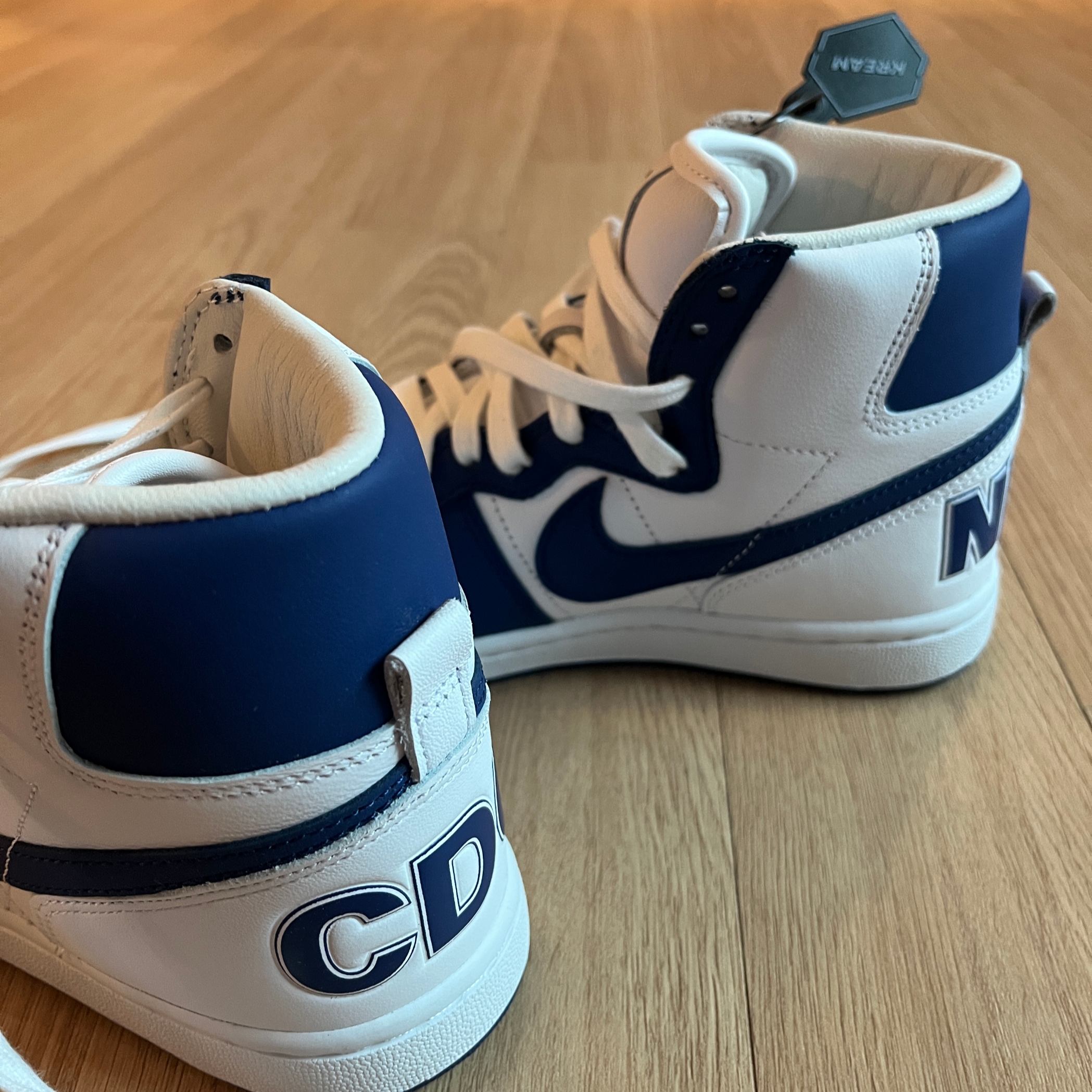 Nike x Comme des Garcons Homme Plus Terminator High Navy 착용 스타일 - 4