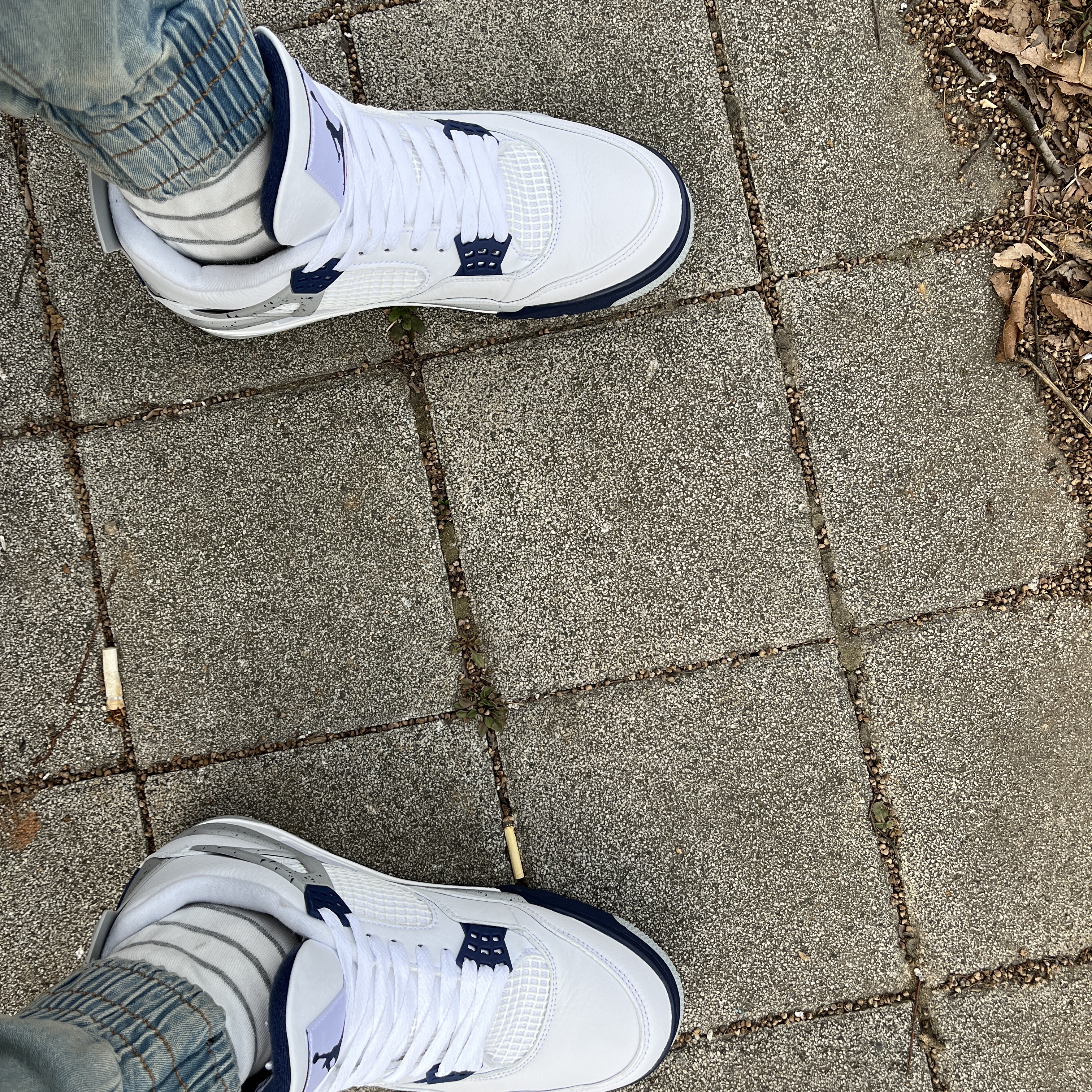 Jordan 4 Retro Midnight Navy 착용 스타일