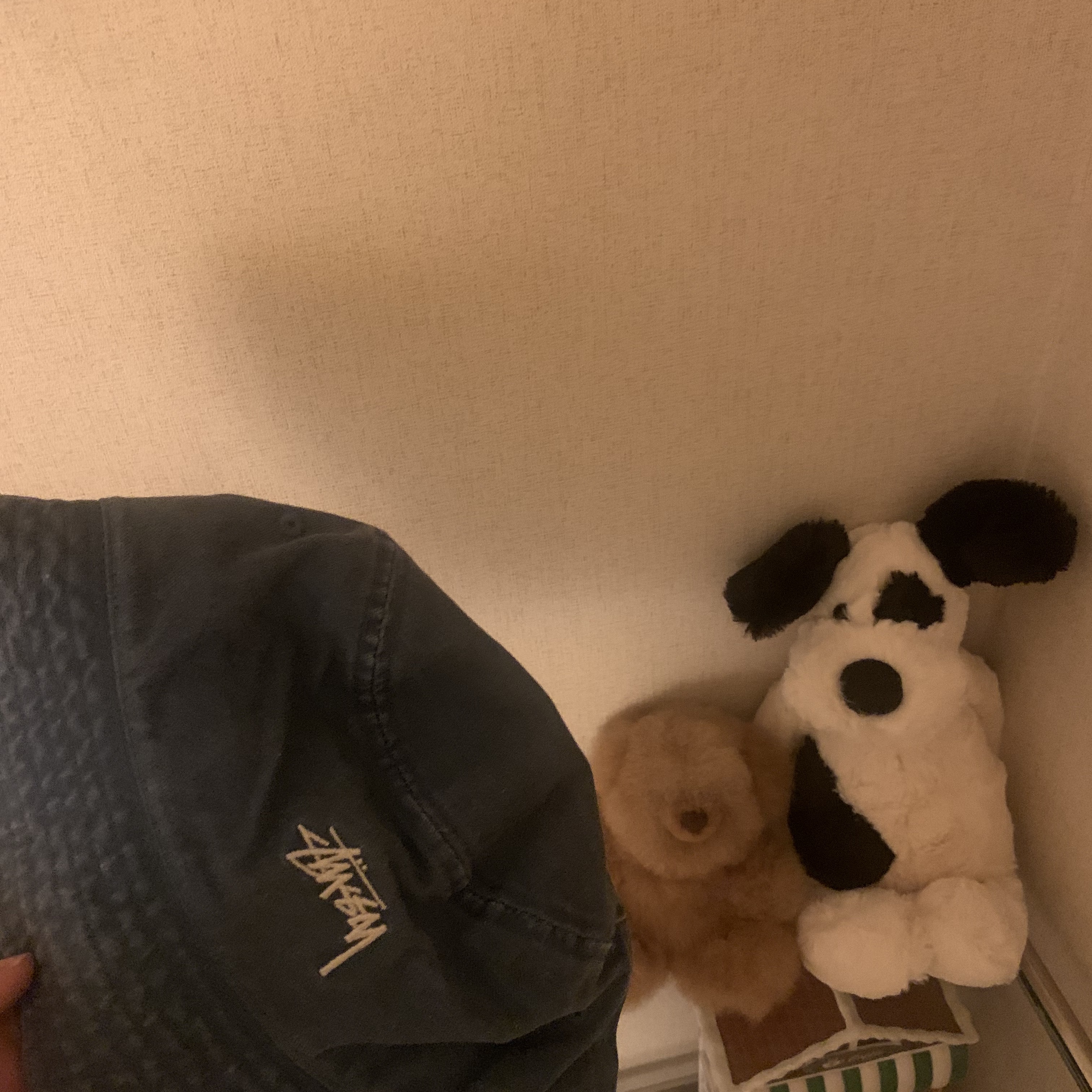 Stussy Washed Stock Bucket Hat Laguna Blue 착용 스타일