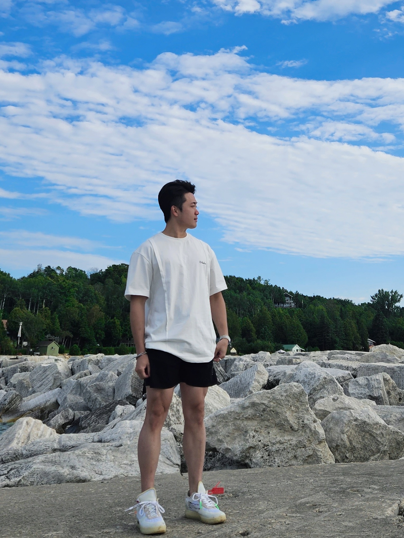 Nike x Off-White Air Force 1 Low The Ten 착용 스타일 - 3