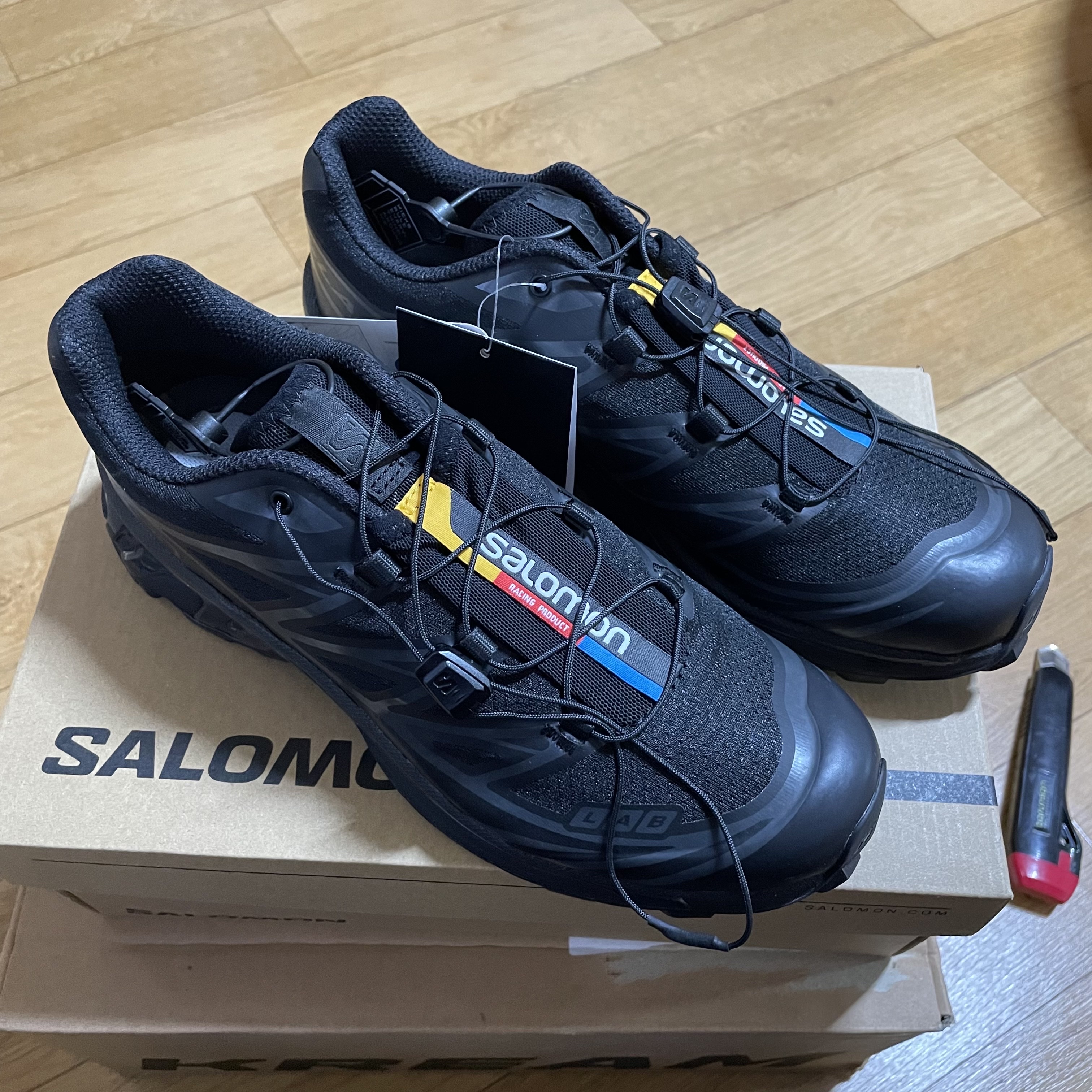 Salomon XT-6 ADV Black 착용 스타일 - 2