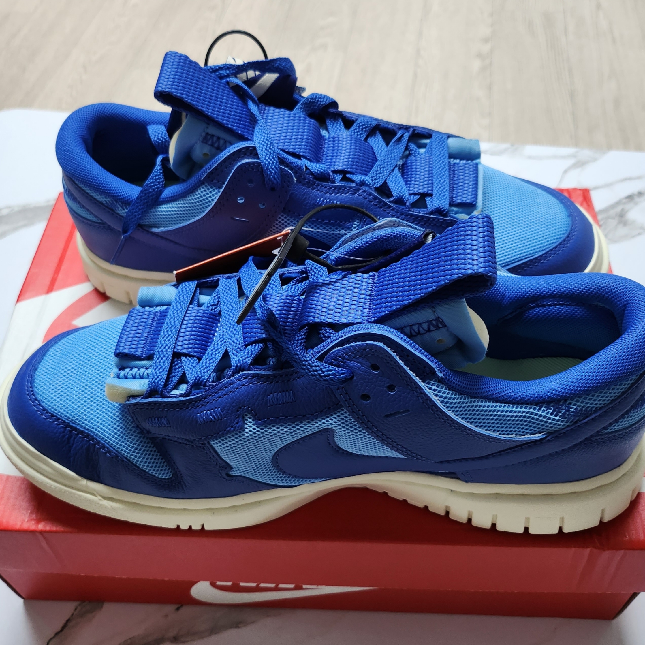 Nike Air Dunk Jumbo University Blue 착용 스타일