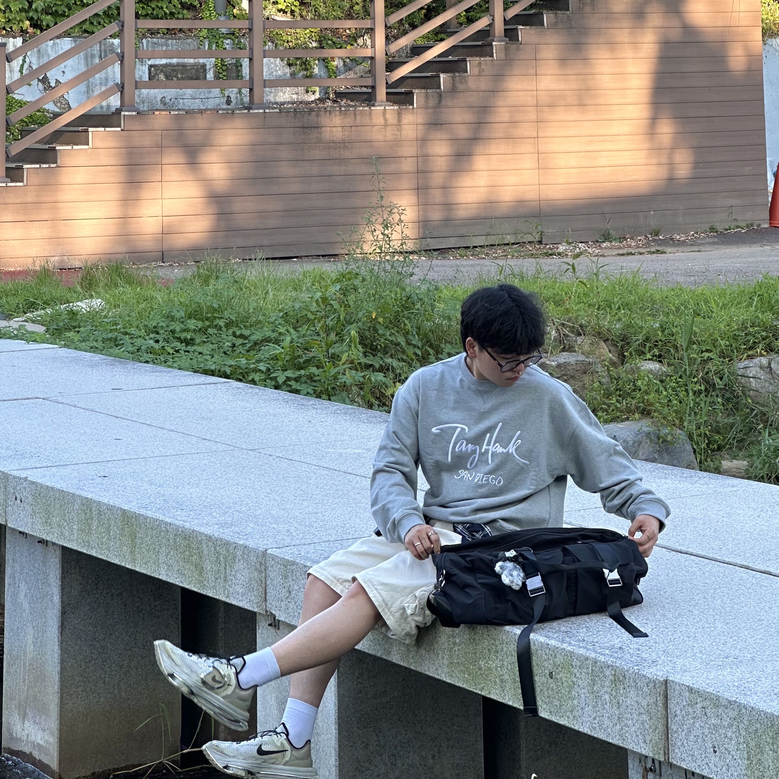 Nike x Matthew M Williams Zoom 004 Stone 착용 스타일 - 3
