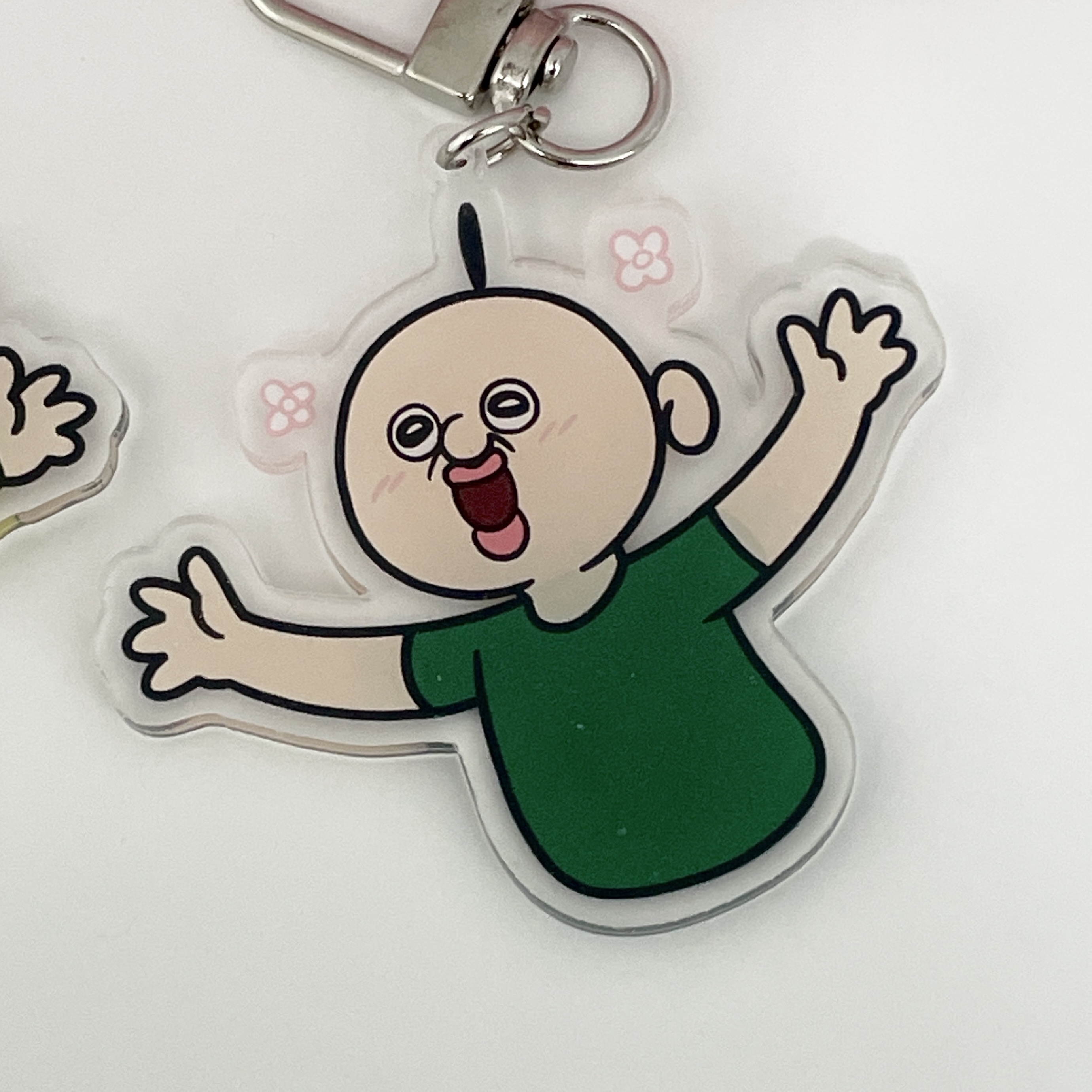 Bbangbbang Okjiyam Acrylic Keyring 착용 스타일