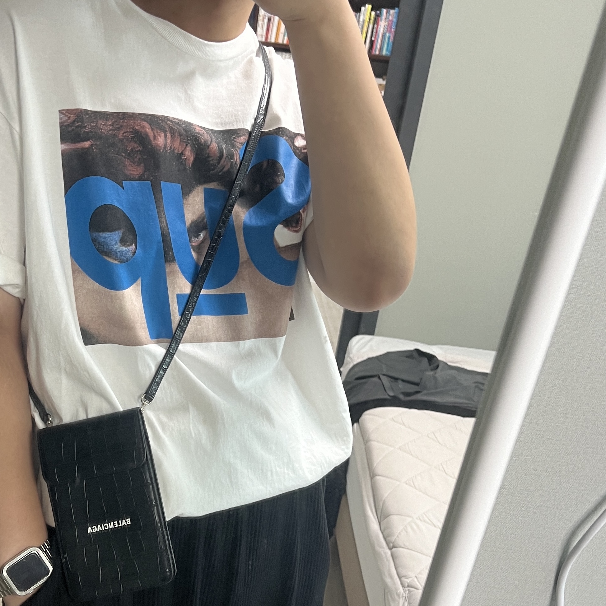 Supreme x Undercover Face T-Shirt White - 23SS 착용 스타일