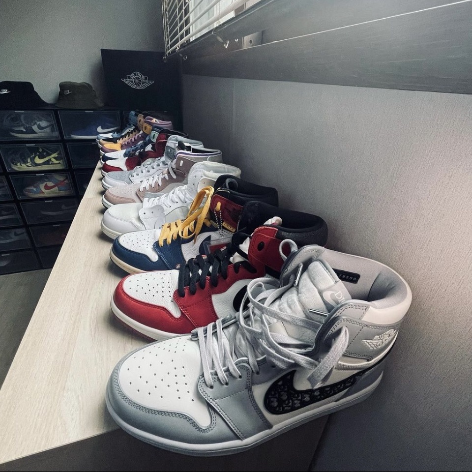Jordan 1 x Dior High OG, Jordan 1 Retro High OG Chicago 2022 착용 스타일