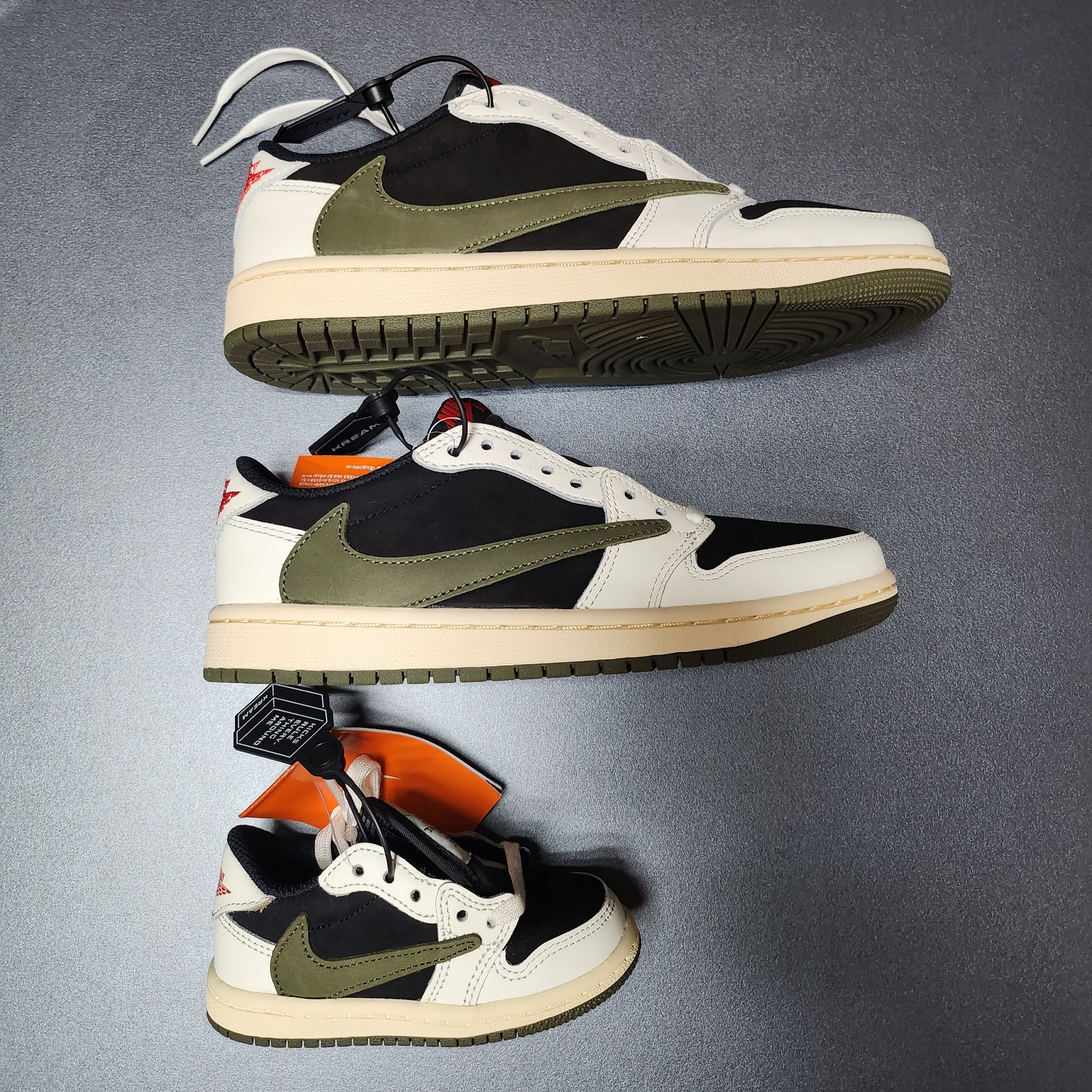 (W) Jordan 1 x Travis Scott Retro Low OG SP Medium Olive 착용 스타일