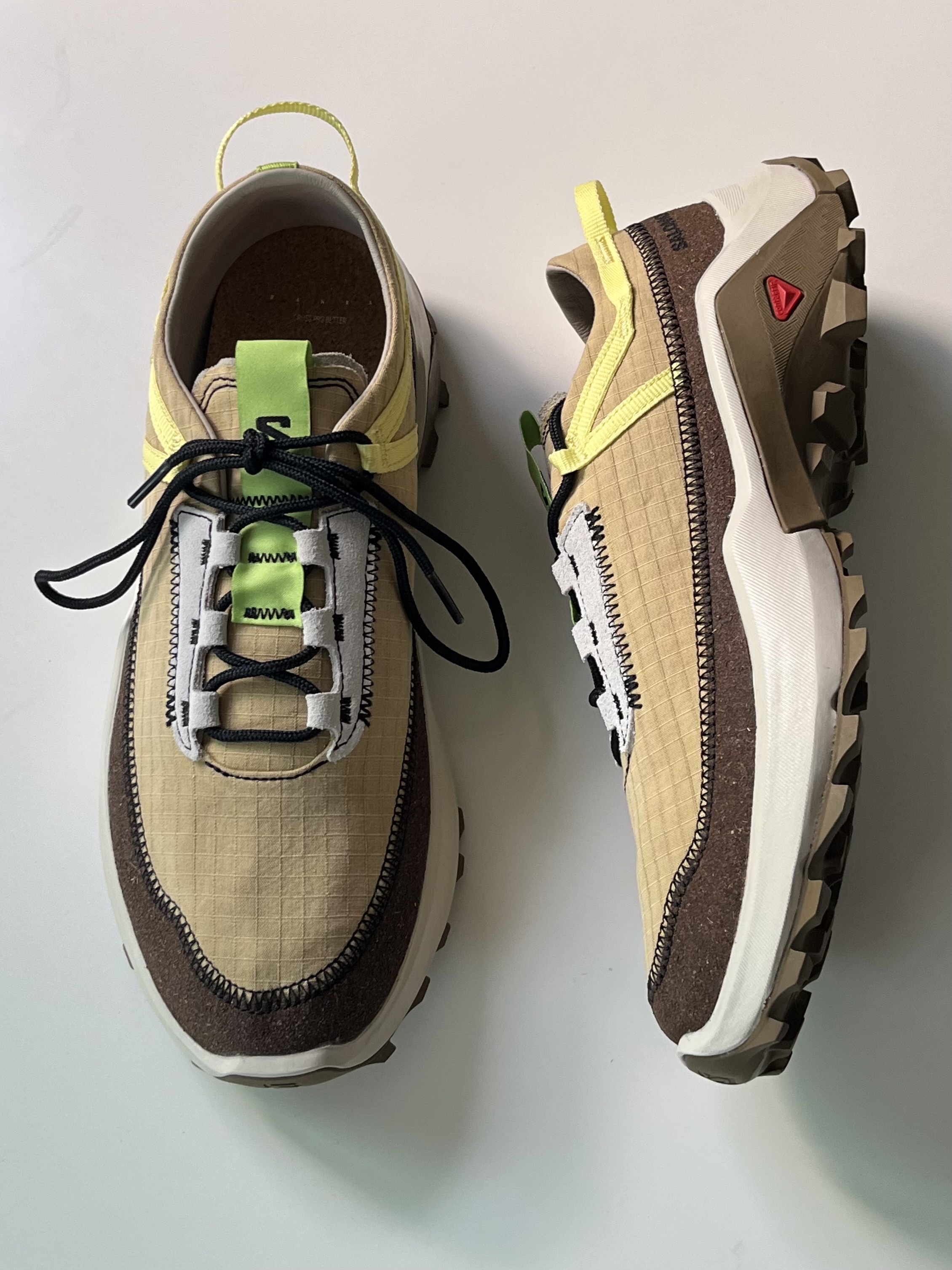 Salomon x Ranra Cross Pro Better Cathay Spice Kelp 착용 스타일 - 2