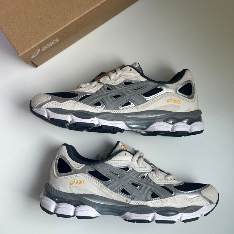 Asics Gel-NYC Black Clay Grey 착용 스타일 - 1