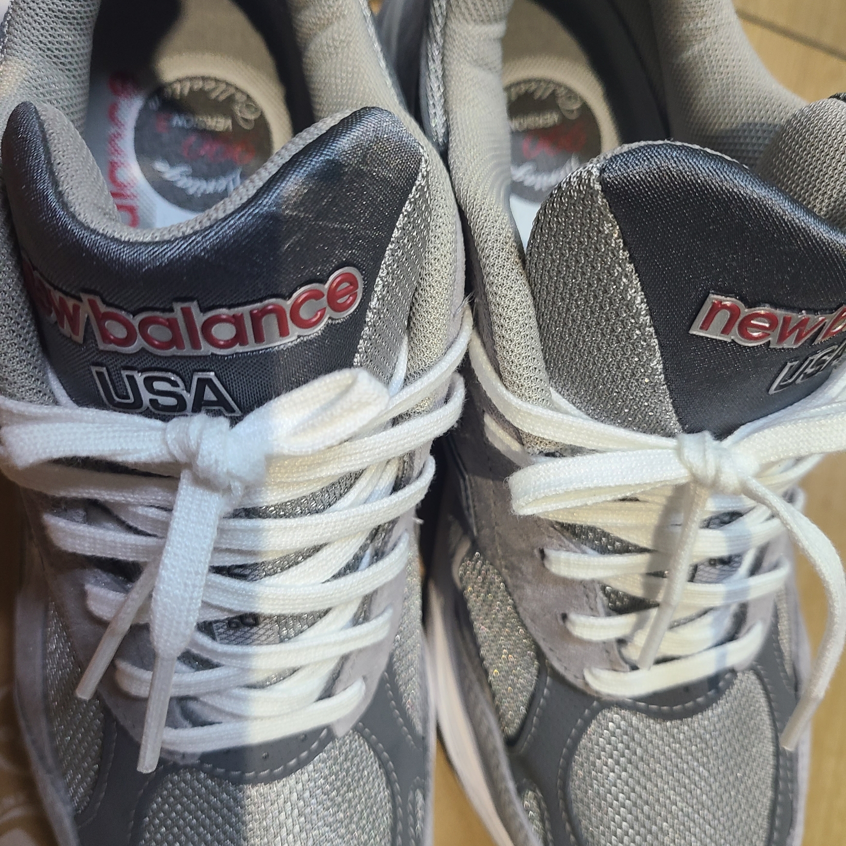 New Balance 990v3 Made in USA Grey - D Standard 착용 스타일