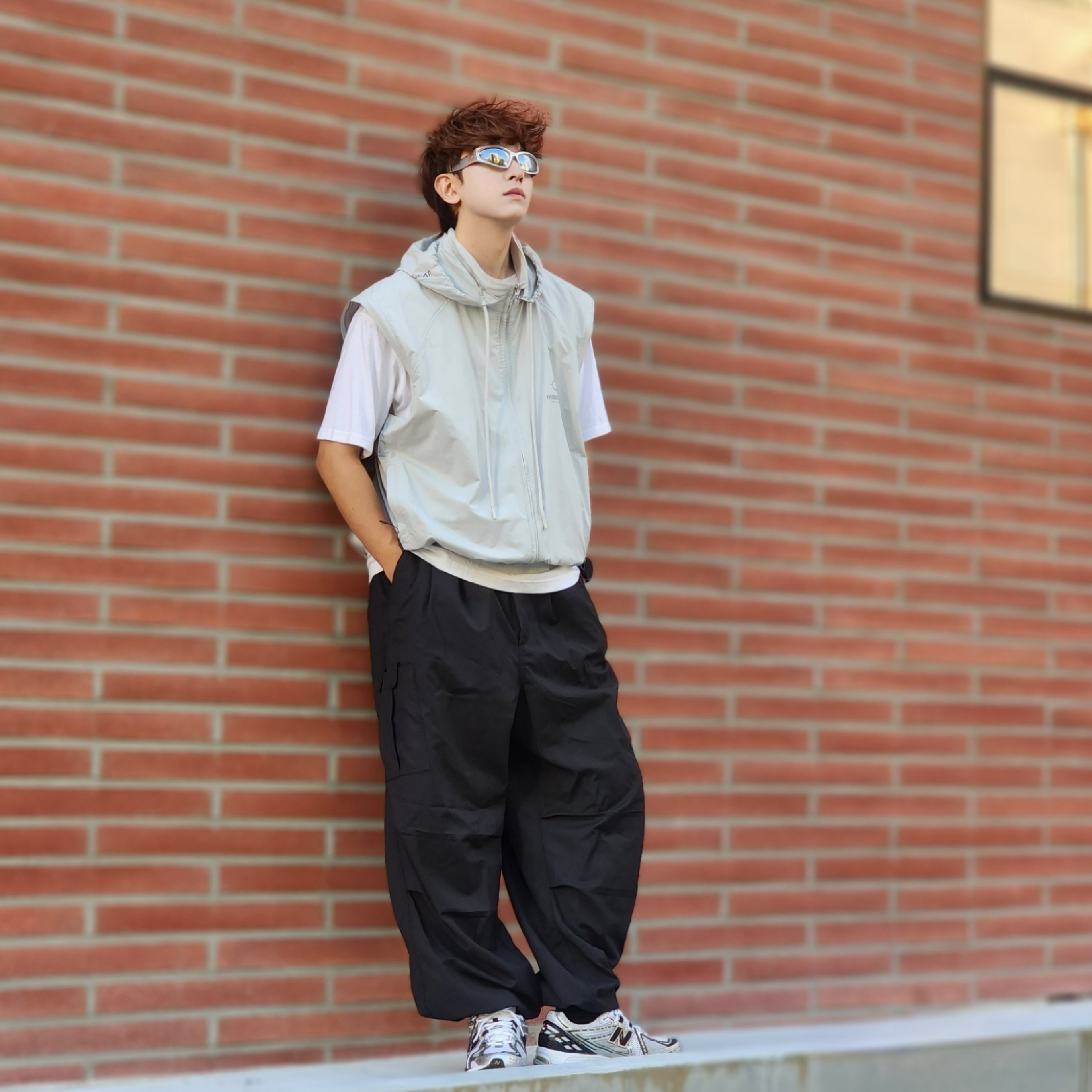 New Balance 1906R White Gold 착용 스타일 - 2