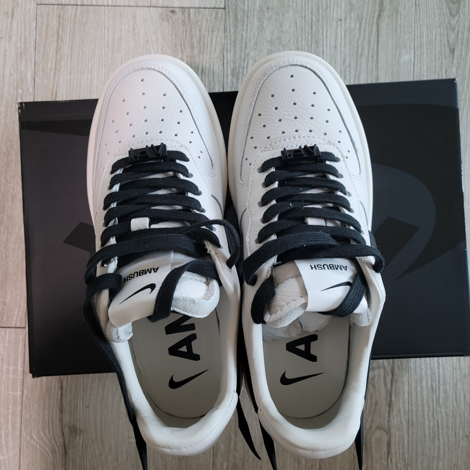 Nike x Ambush Air Force 1 Low SP Phantom 착용 스타일
