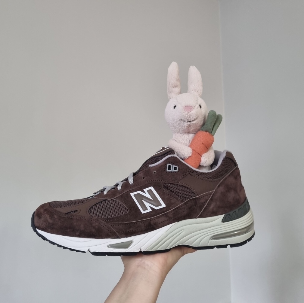 New Balance 991 Made in UK Mocha Brown 착용 스타일
