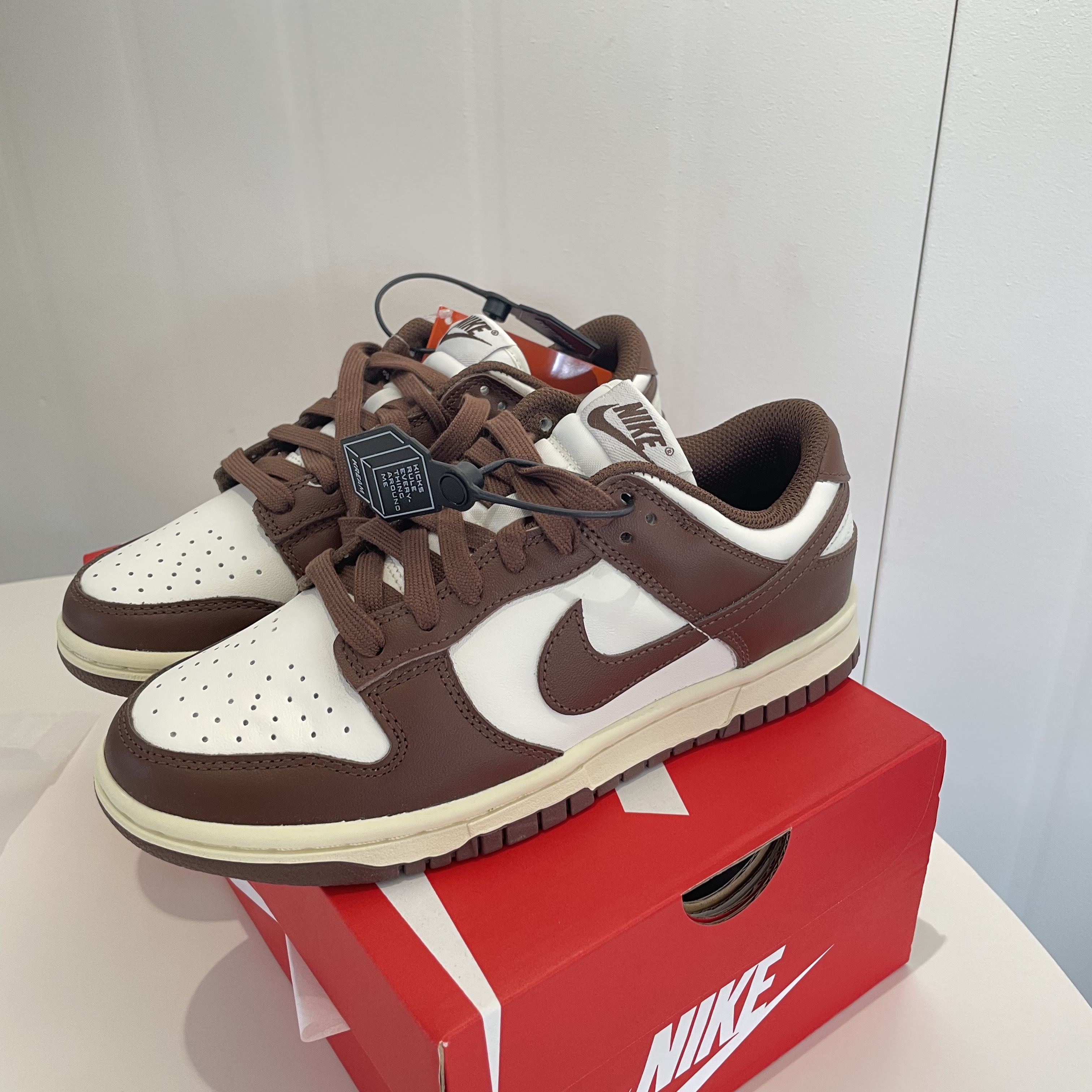 (W) Nike Dunk Low Sail Cacao Wow 착용 스타일 - 2