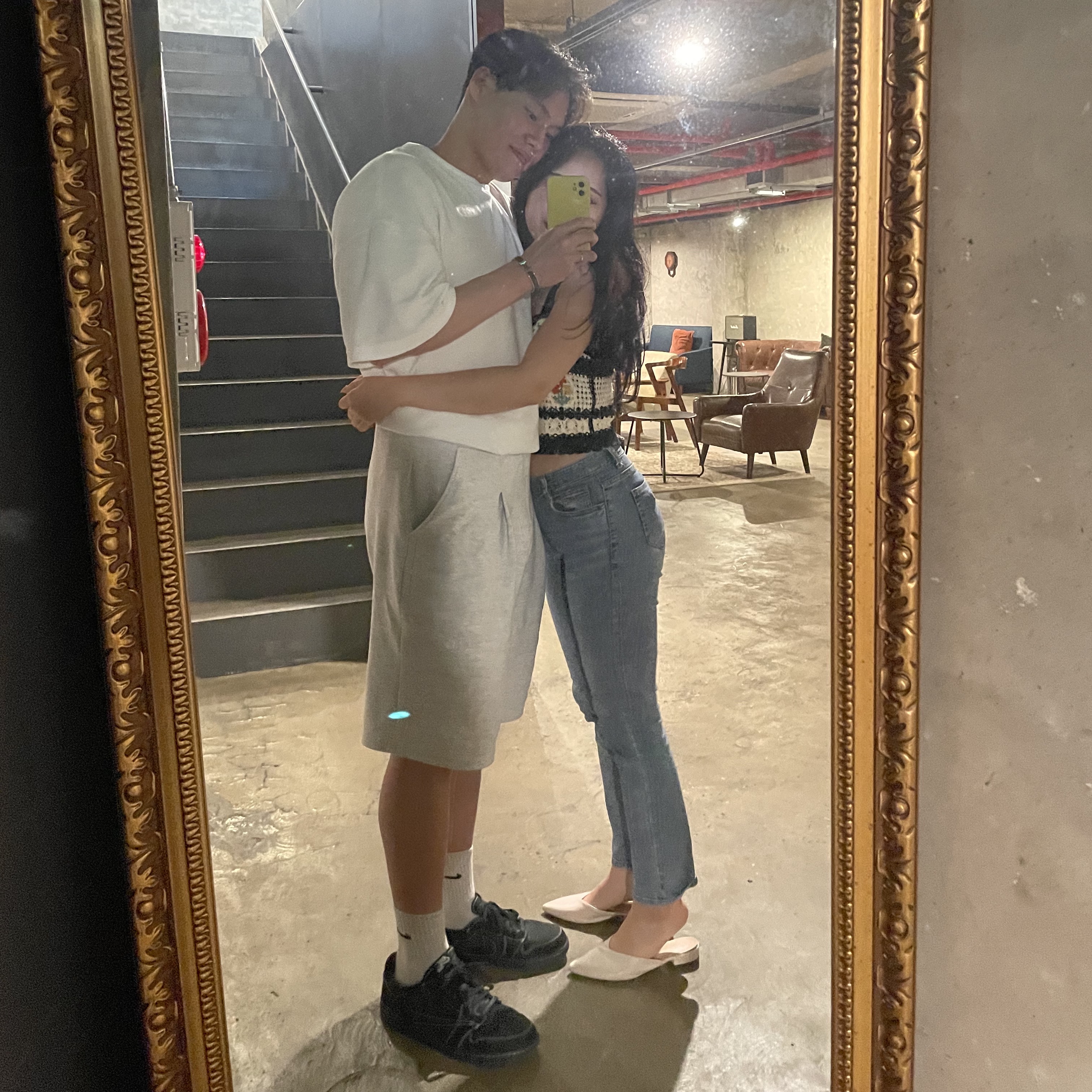 Jordan 1 x Travis Scott Retro Low OG SP Black Phantom 착용 스타일