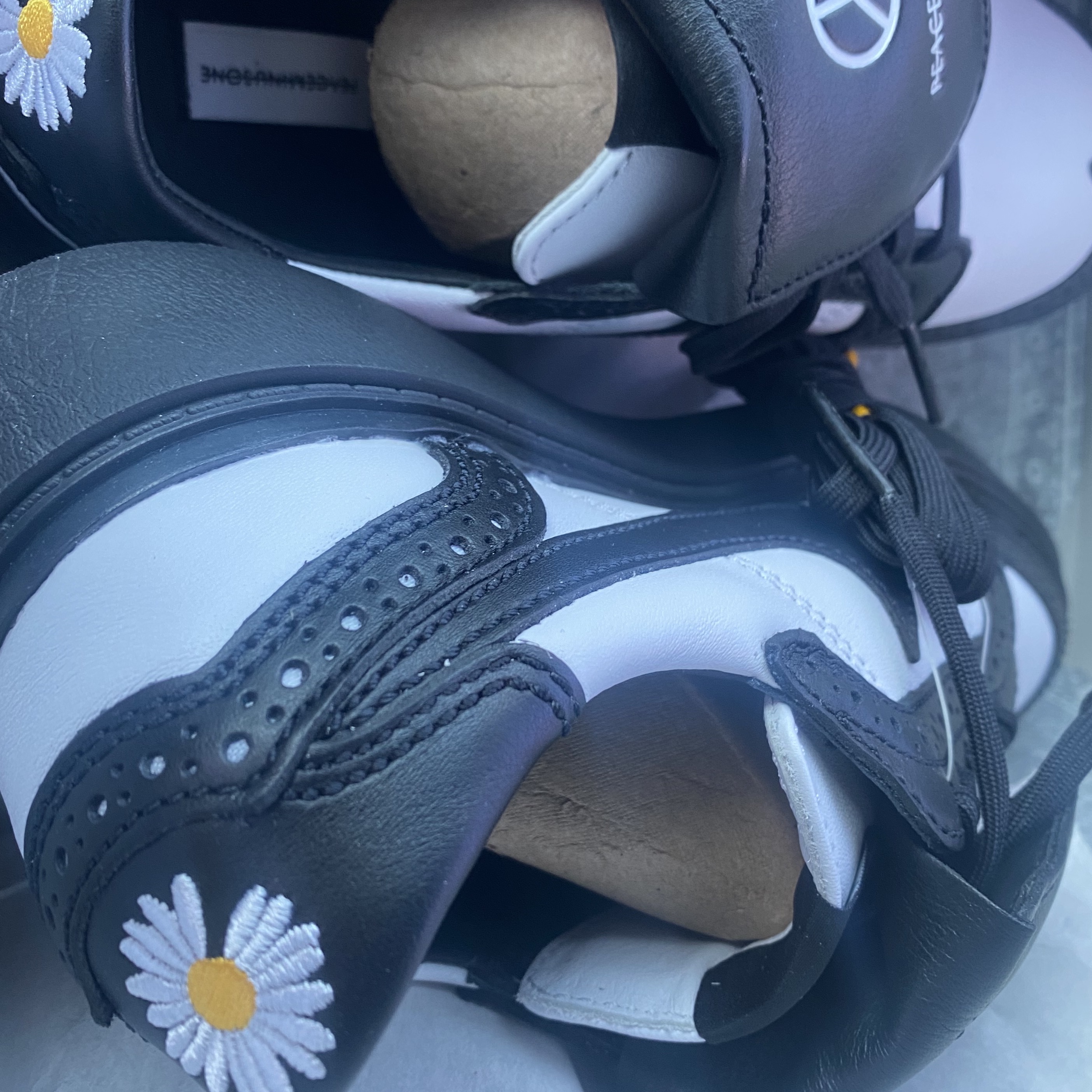 Nike x Peaceminusone Kwondo1 Black and White ์ฐฉ์ฉ ์คํ์ผ - 4