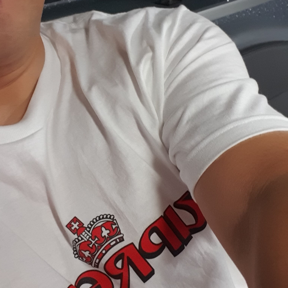 Supreme Crown T-Shirt White - 23SS 착용 스타일